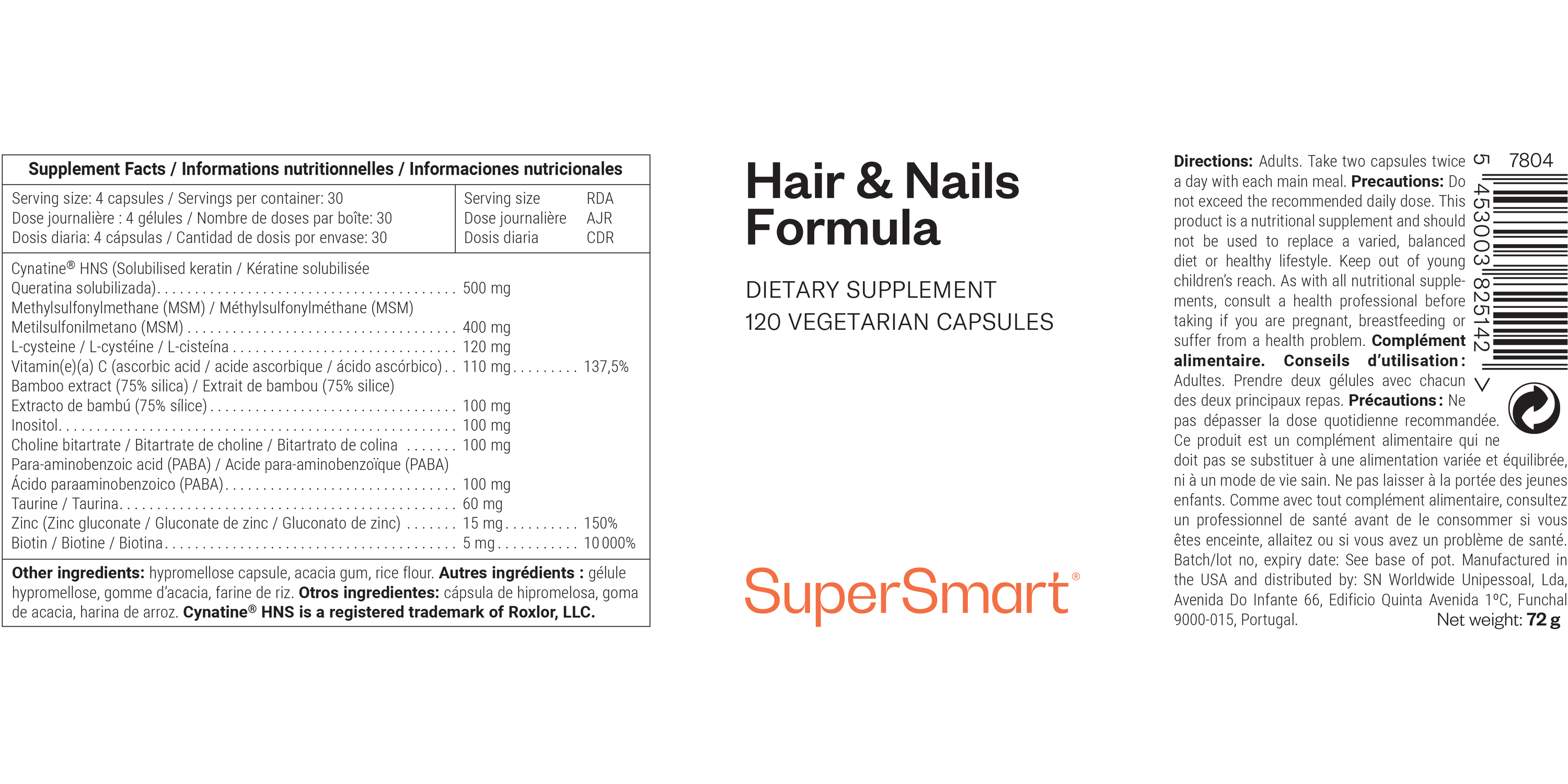 Hair & Nails Formula