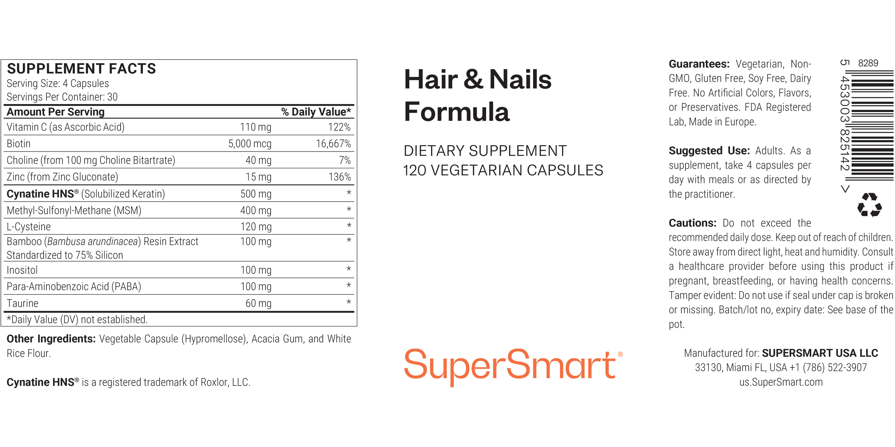 Hair & Nails Formula