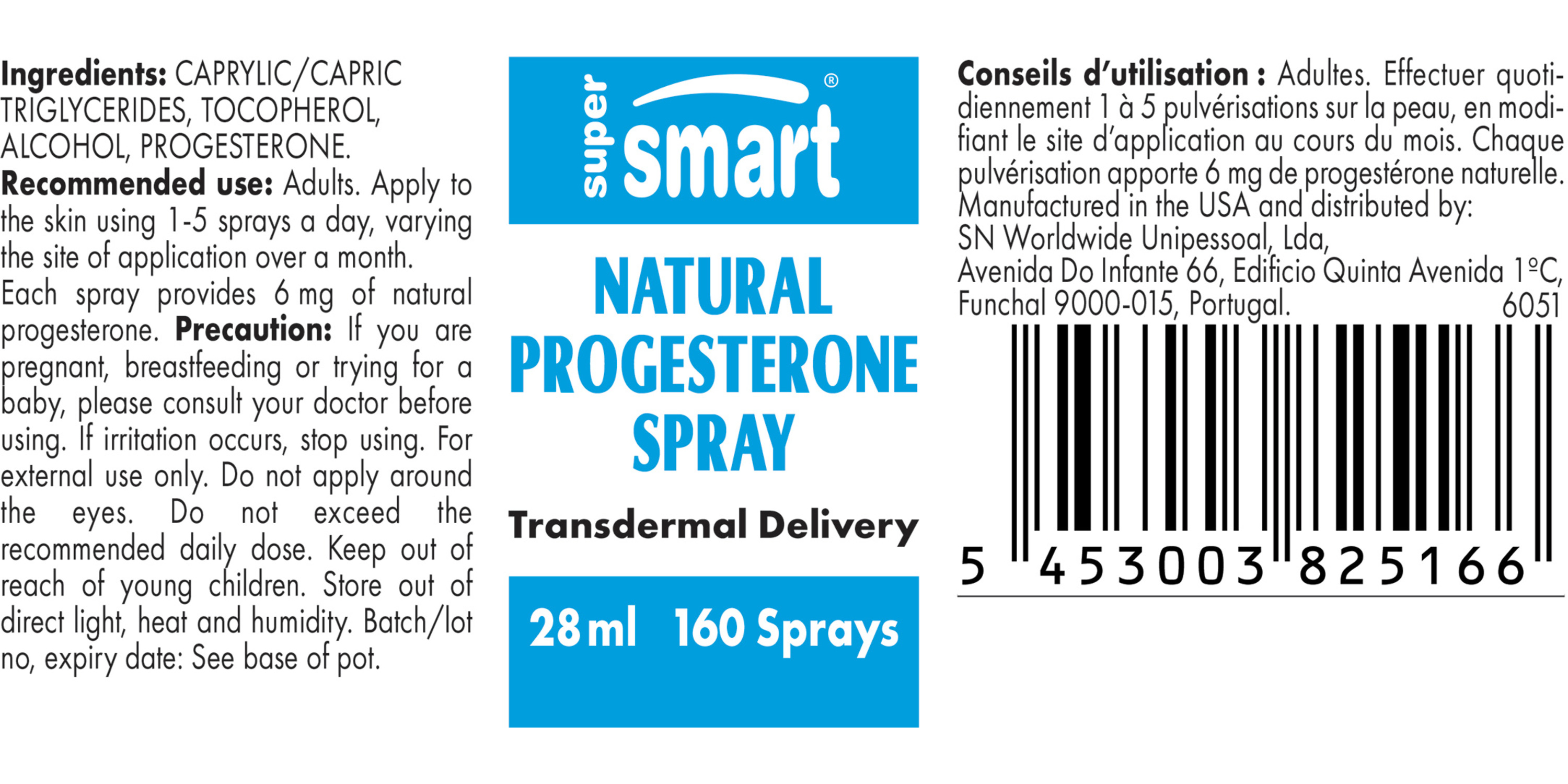 Natural Progesterone Spray