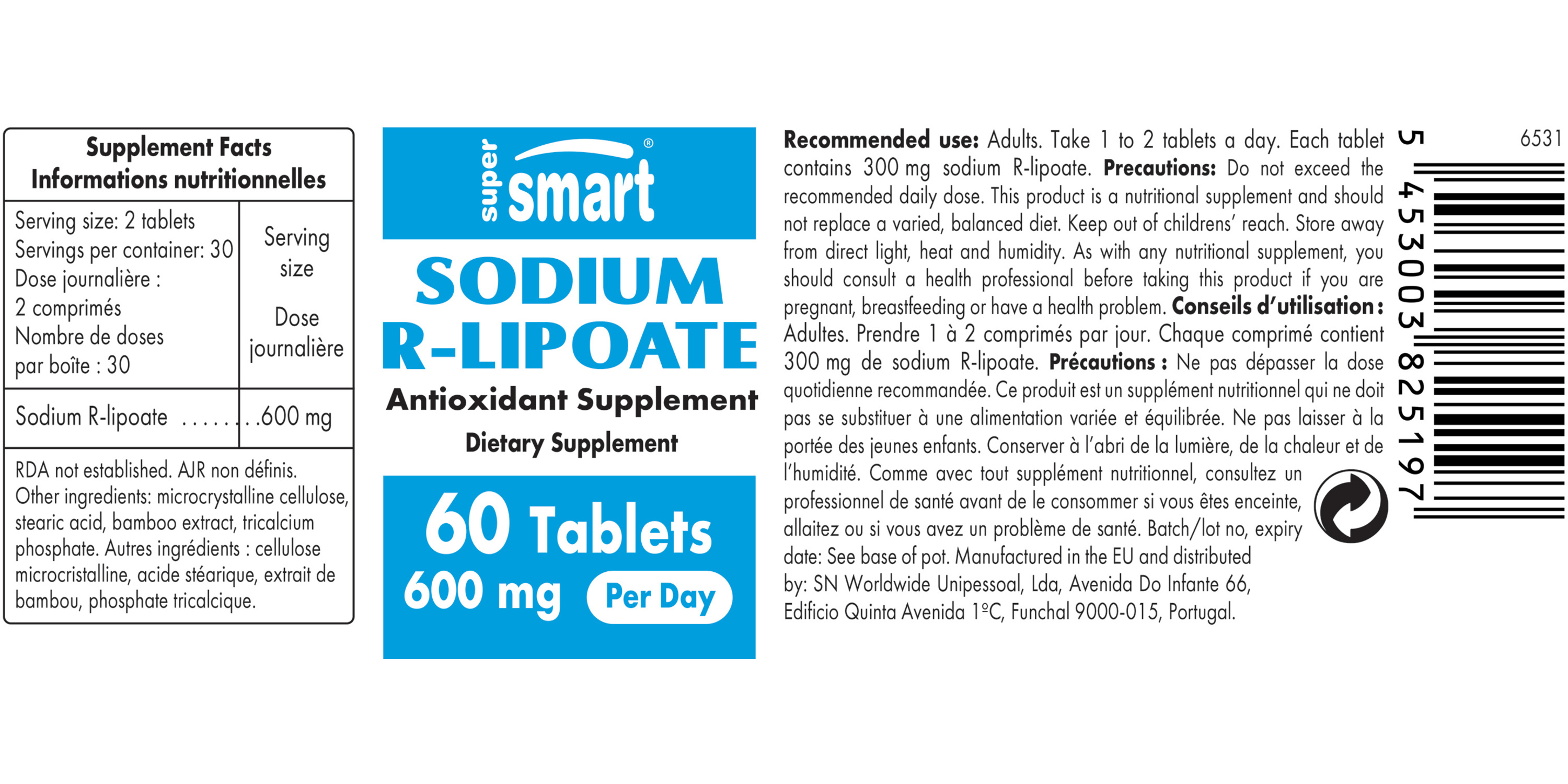 Sodium R-Lipoate Supplement