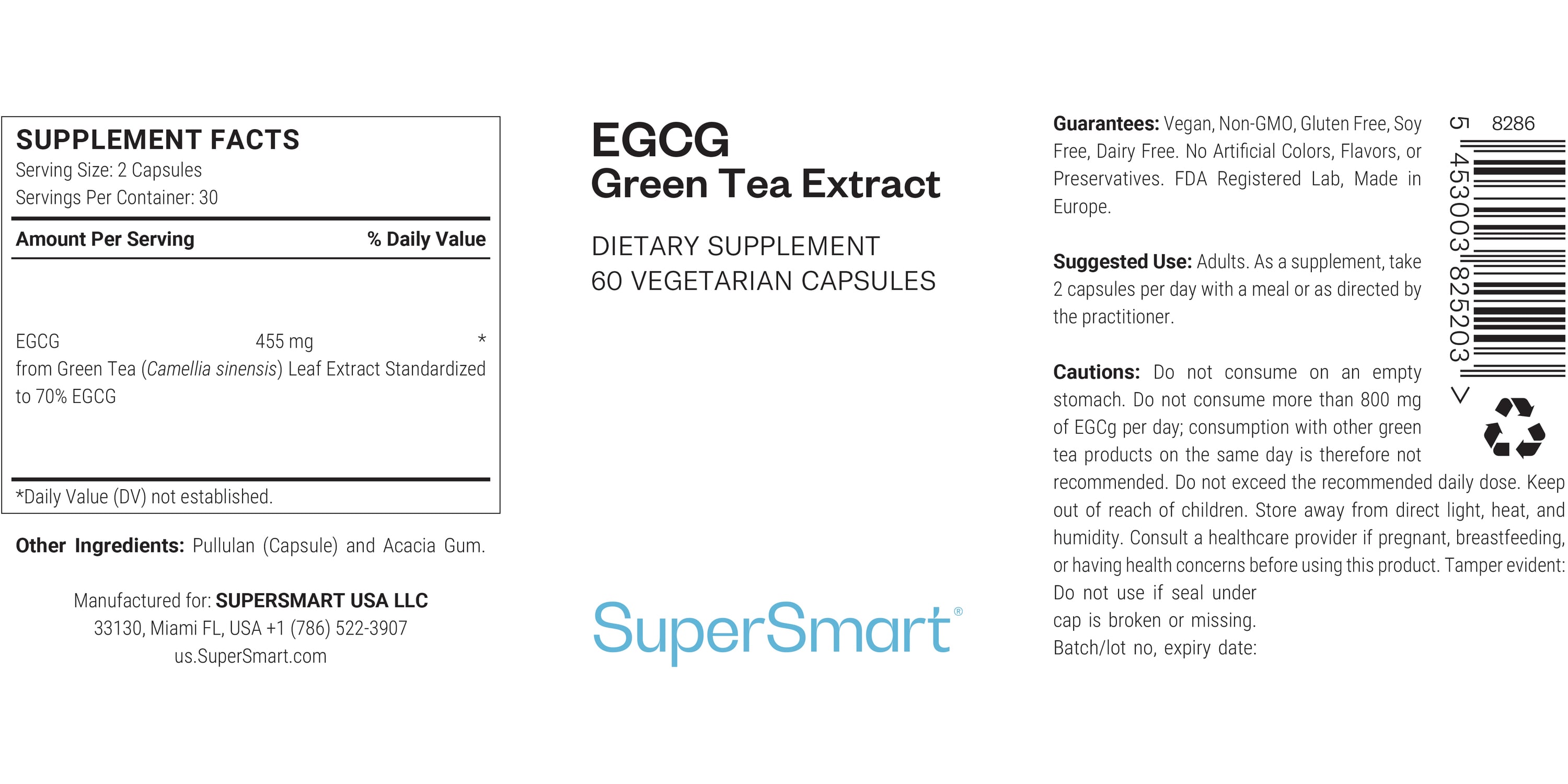 Green Tea EGCG Dietary Supplement
