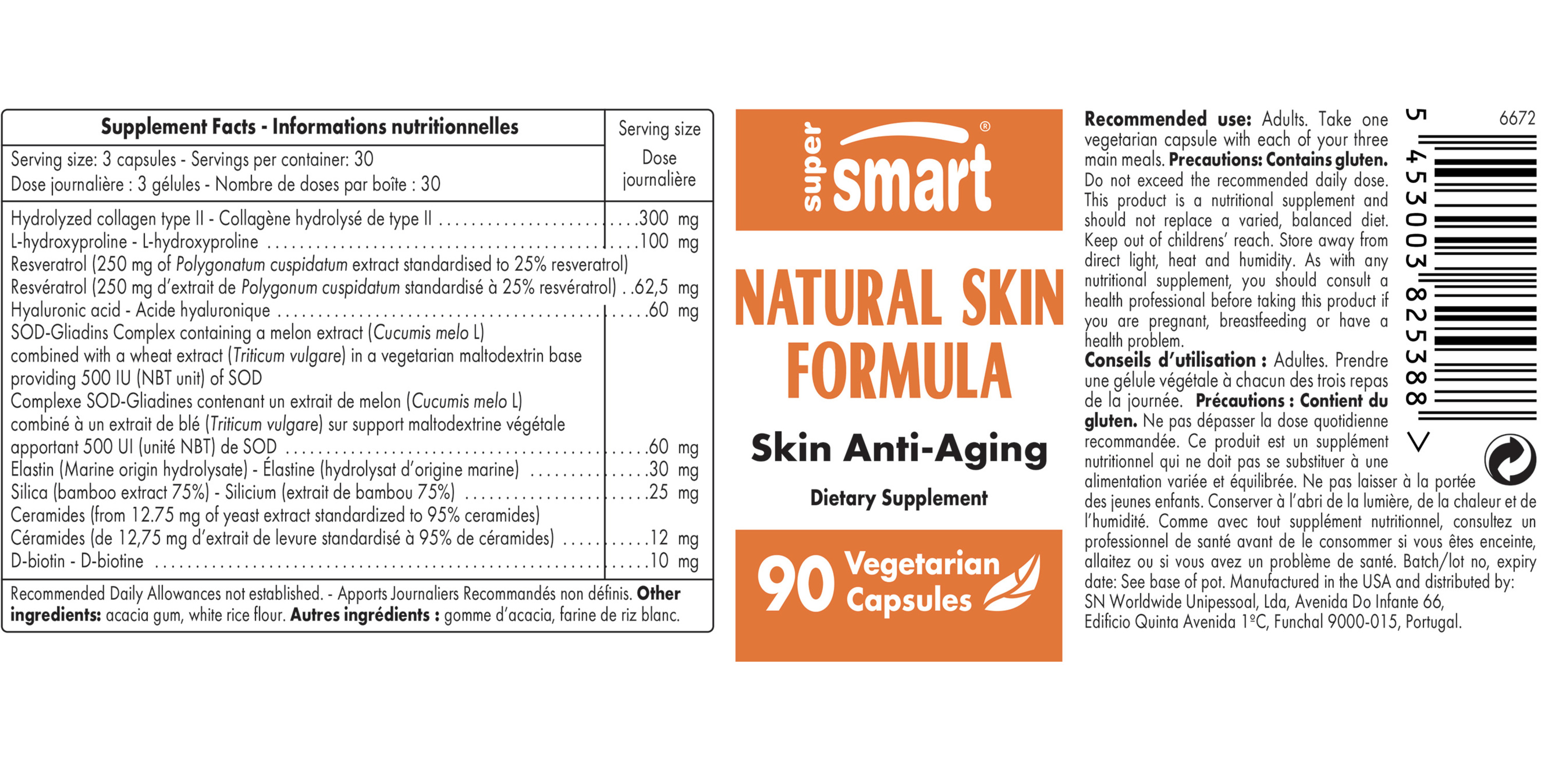 Natural Skin Formula Supplement