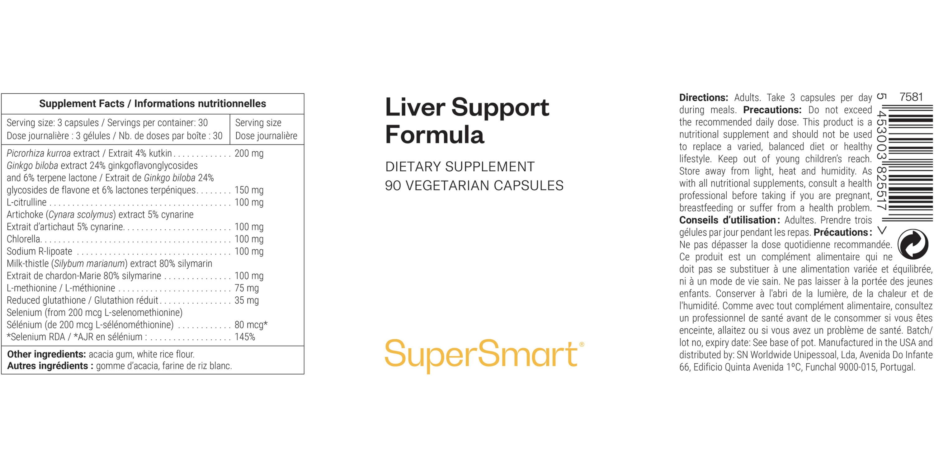 Liver Support Formula Supplement