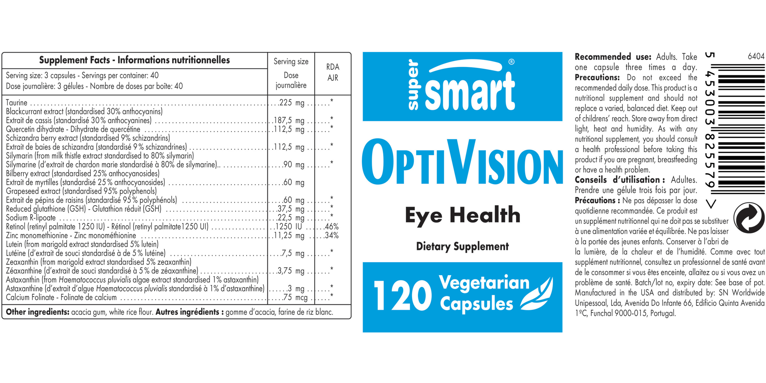 Optivision Supplement