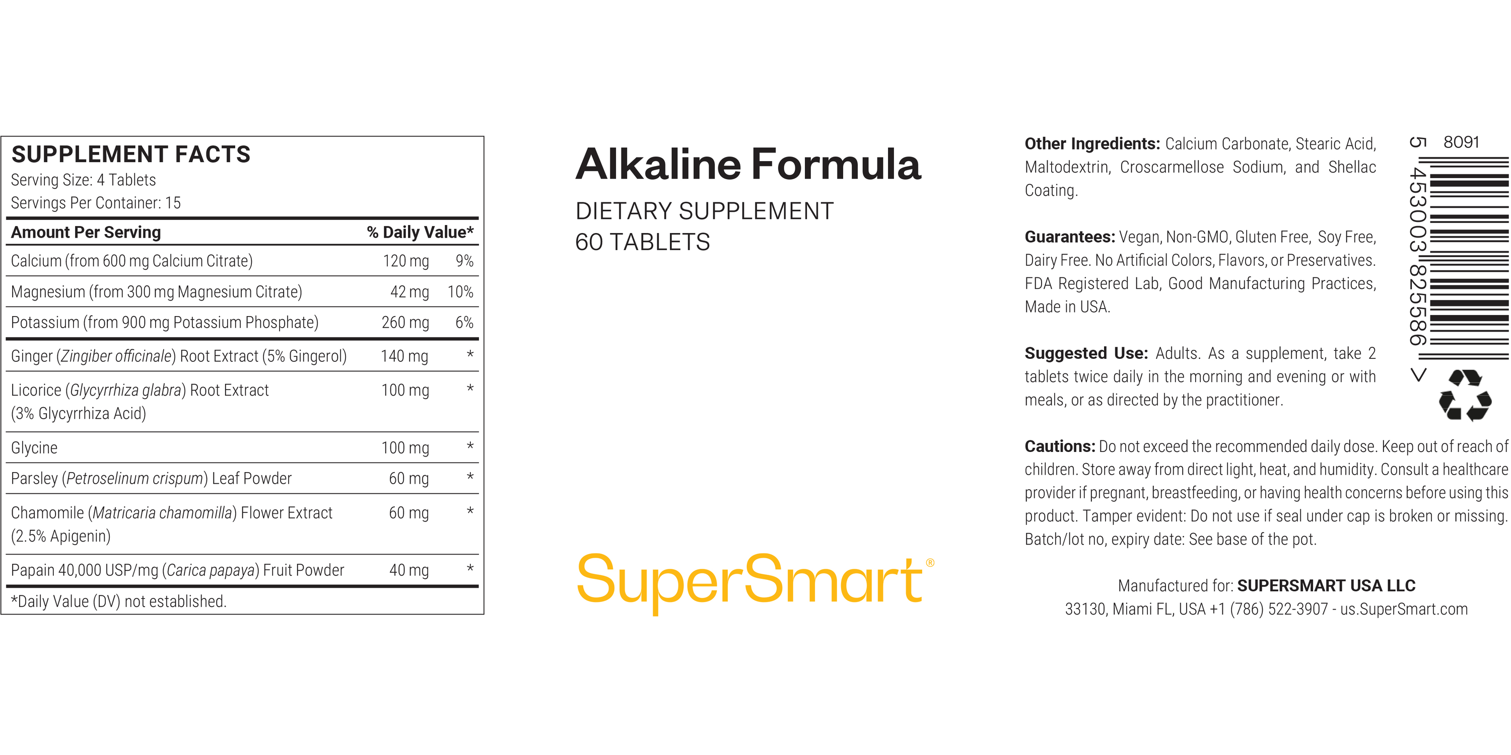 Alkaline Formula Supplement