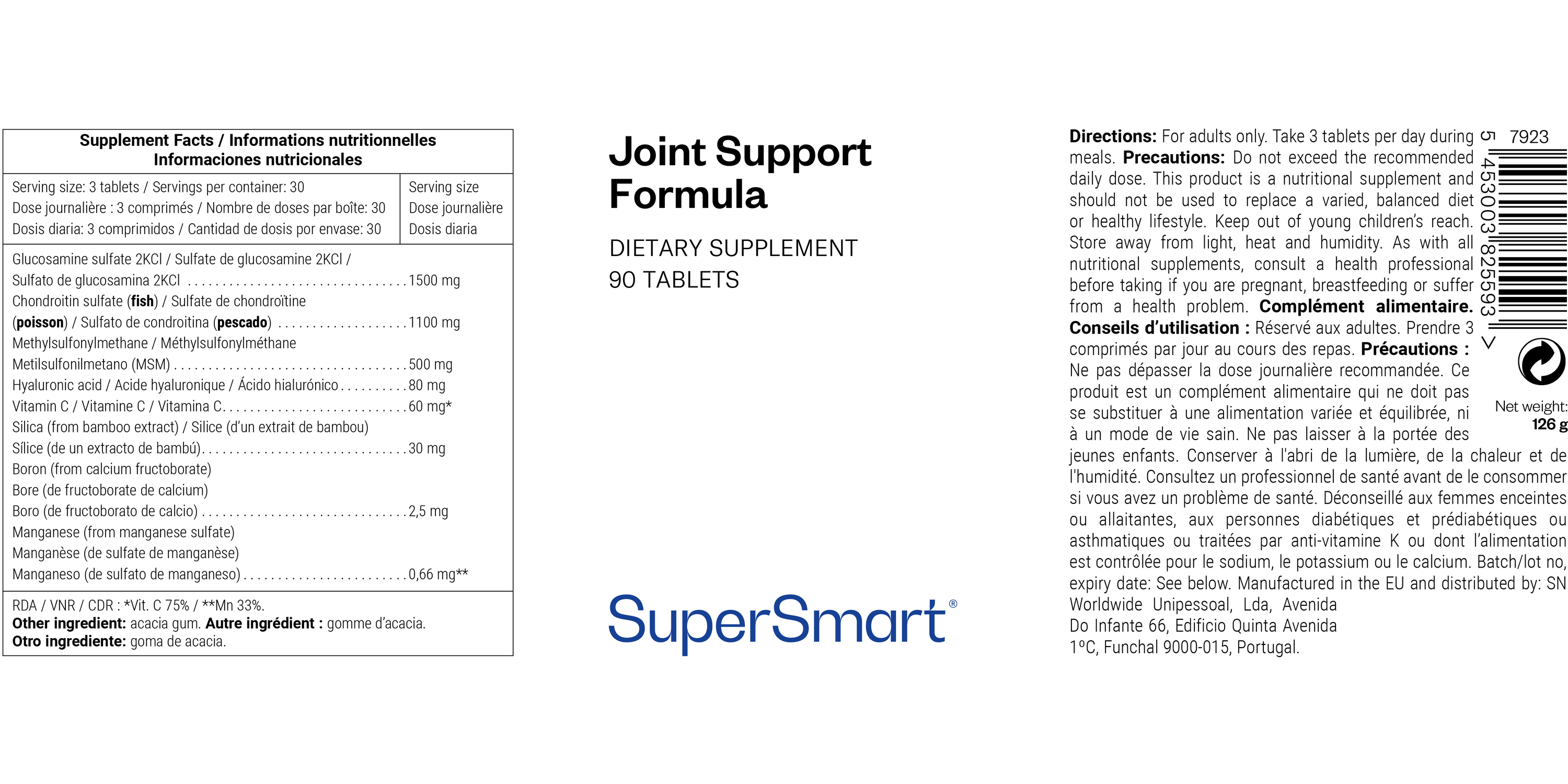Joint Support Formula 