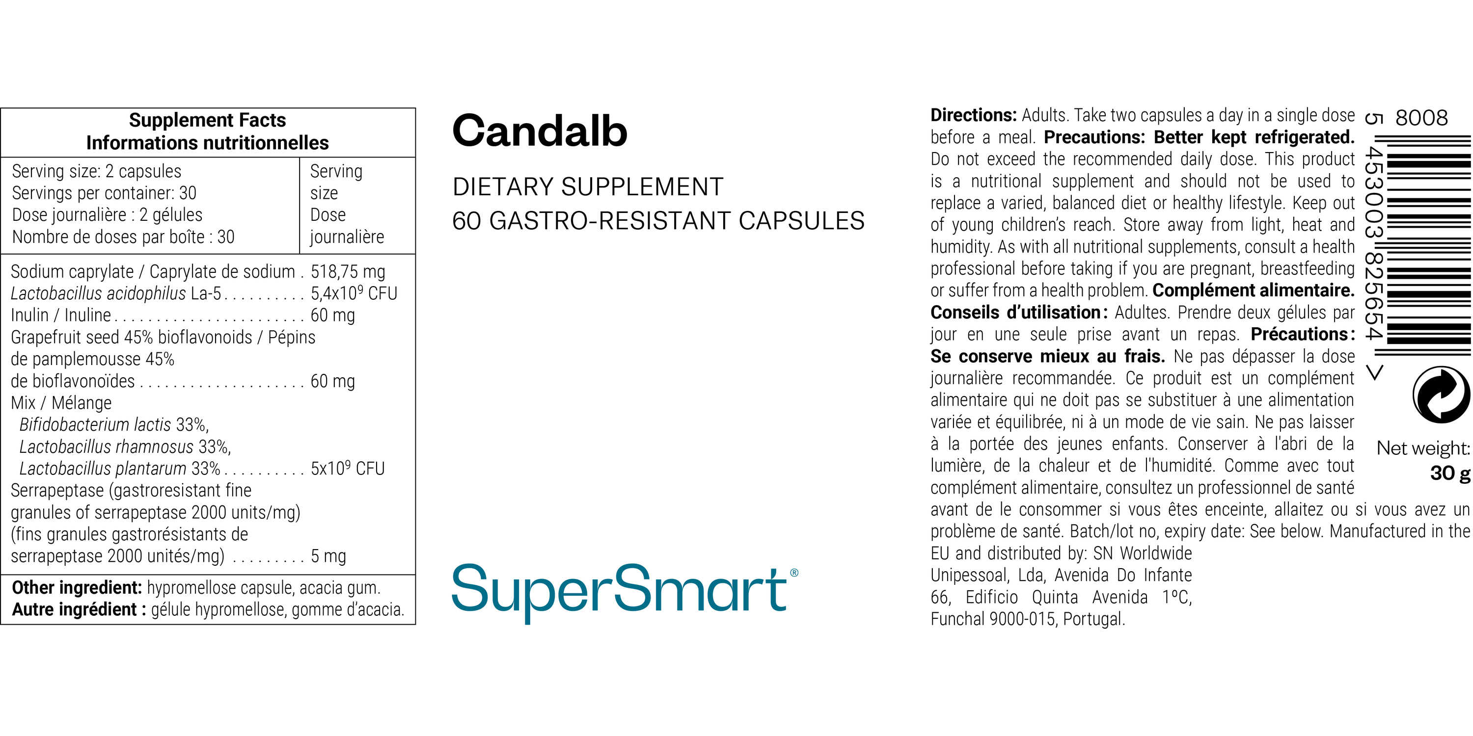 Candalb Supplement