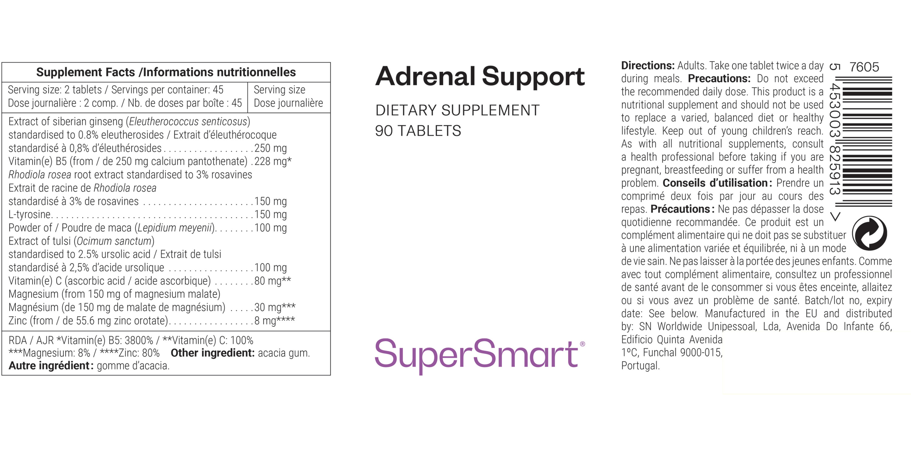 Adrenal Support Supplement