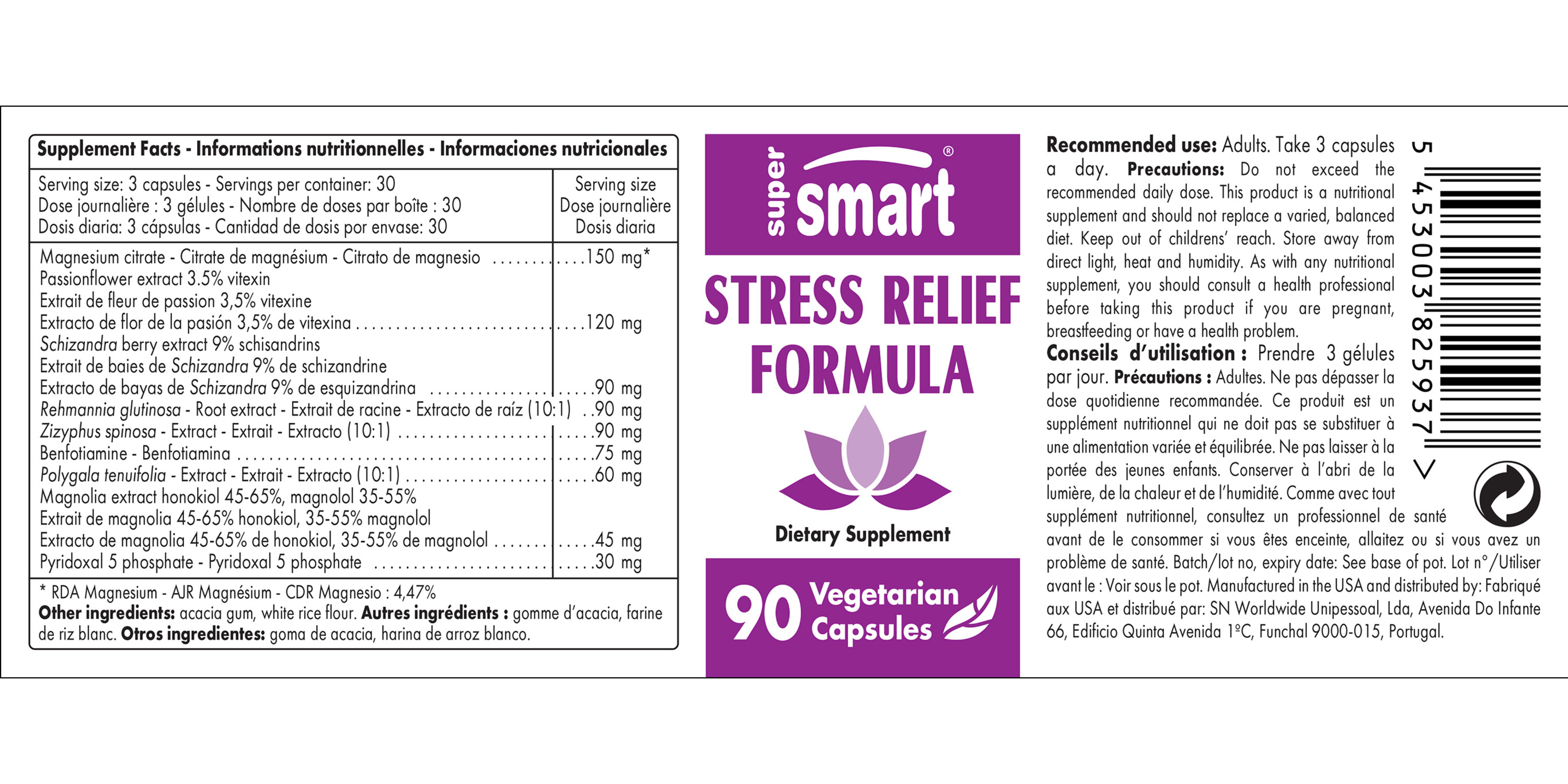 Stress Relief Formula Supplement