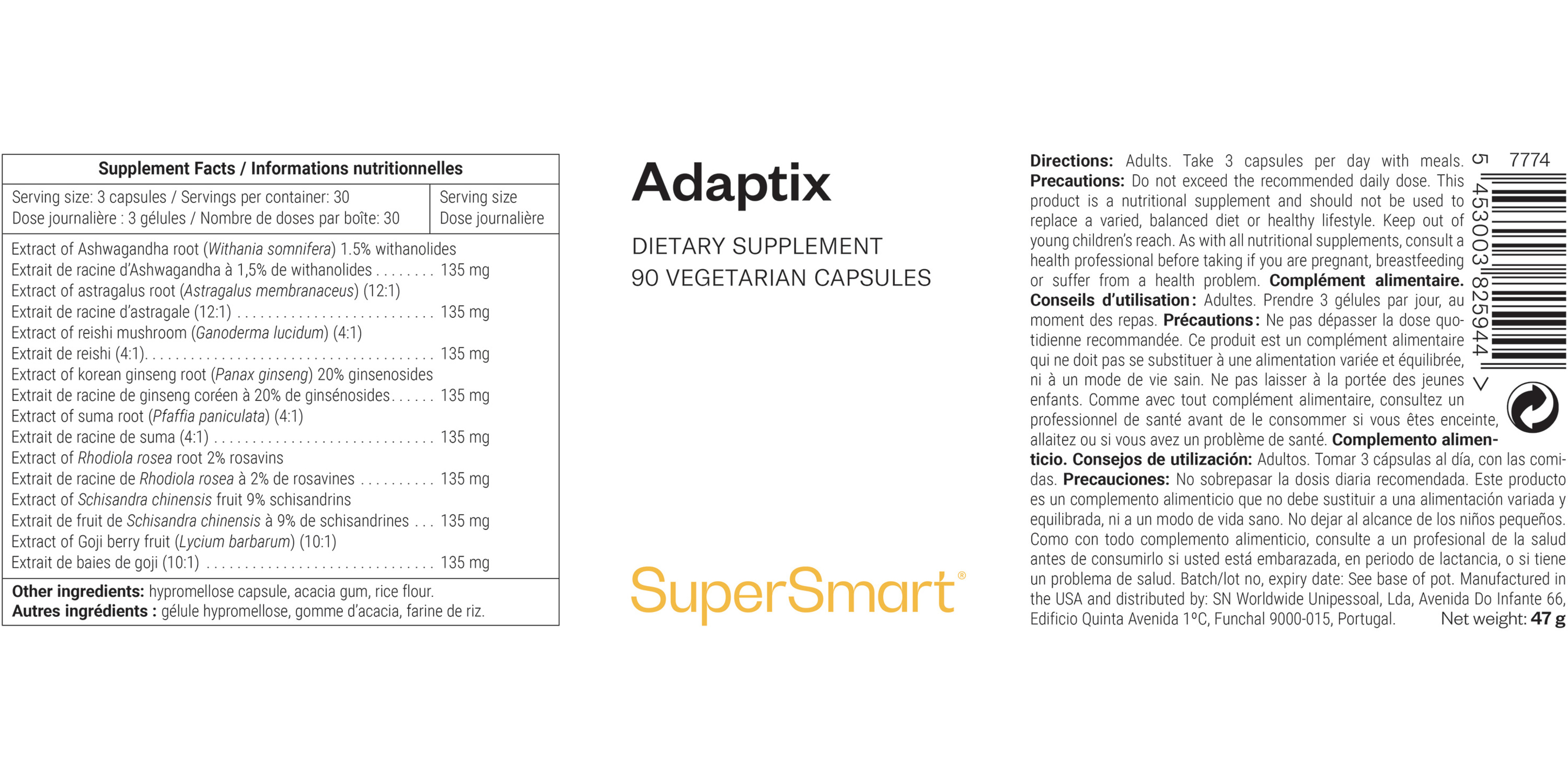 Adaptix Supplement 