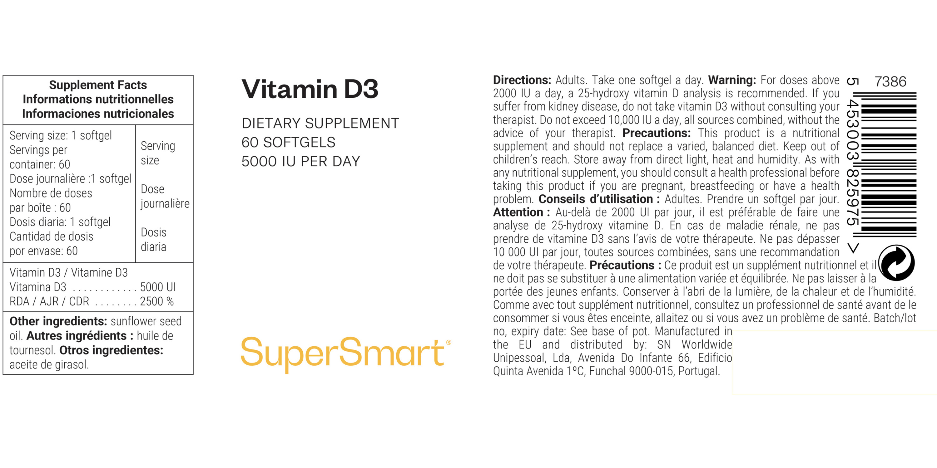 Vitamin D3 5000 IU