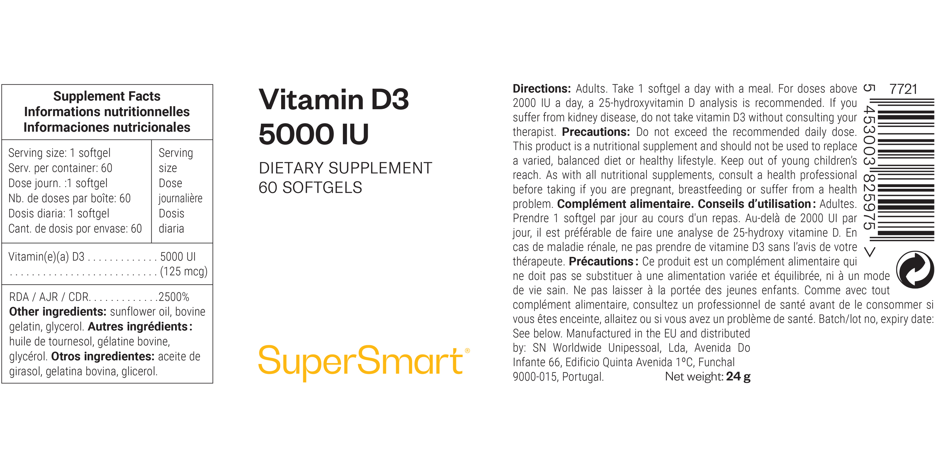 Vitamin D3 Supplement 