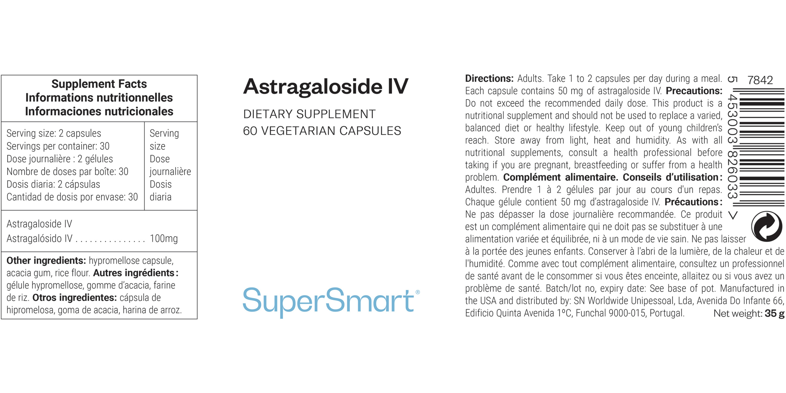Astragaloside IV Supplement