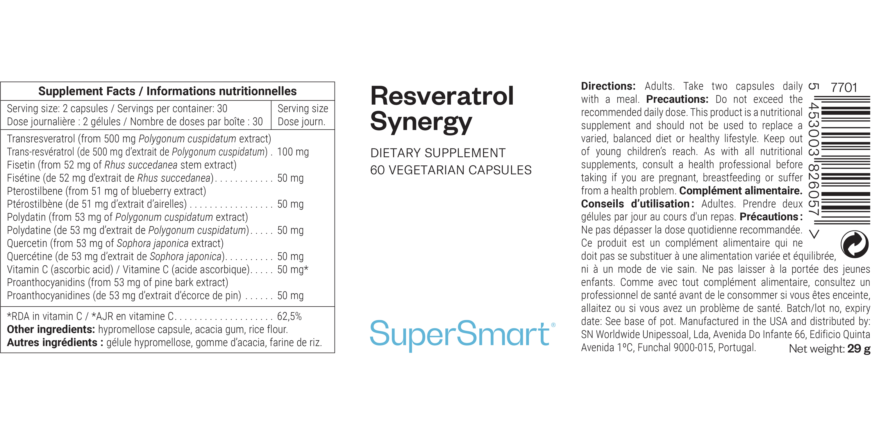 Resveratrol Synergy Formula