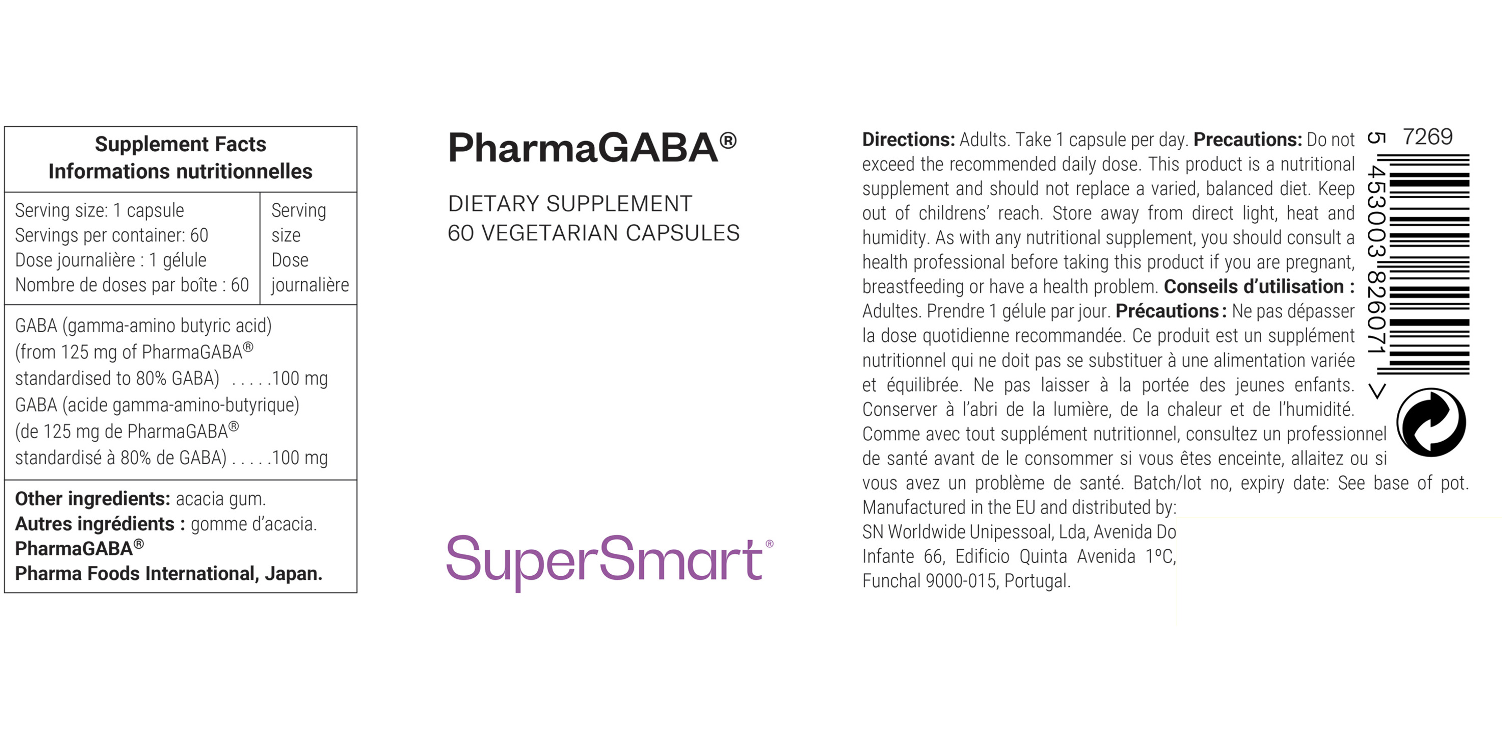 PharmaGABA® Supplement