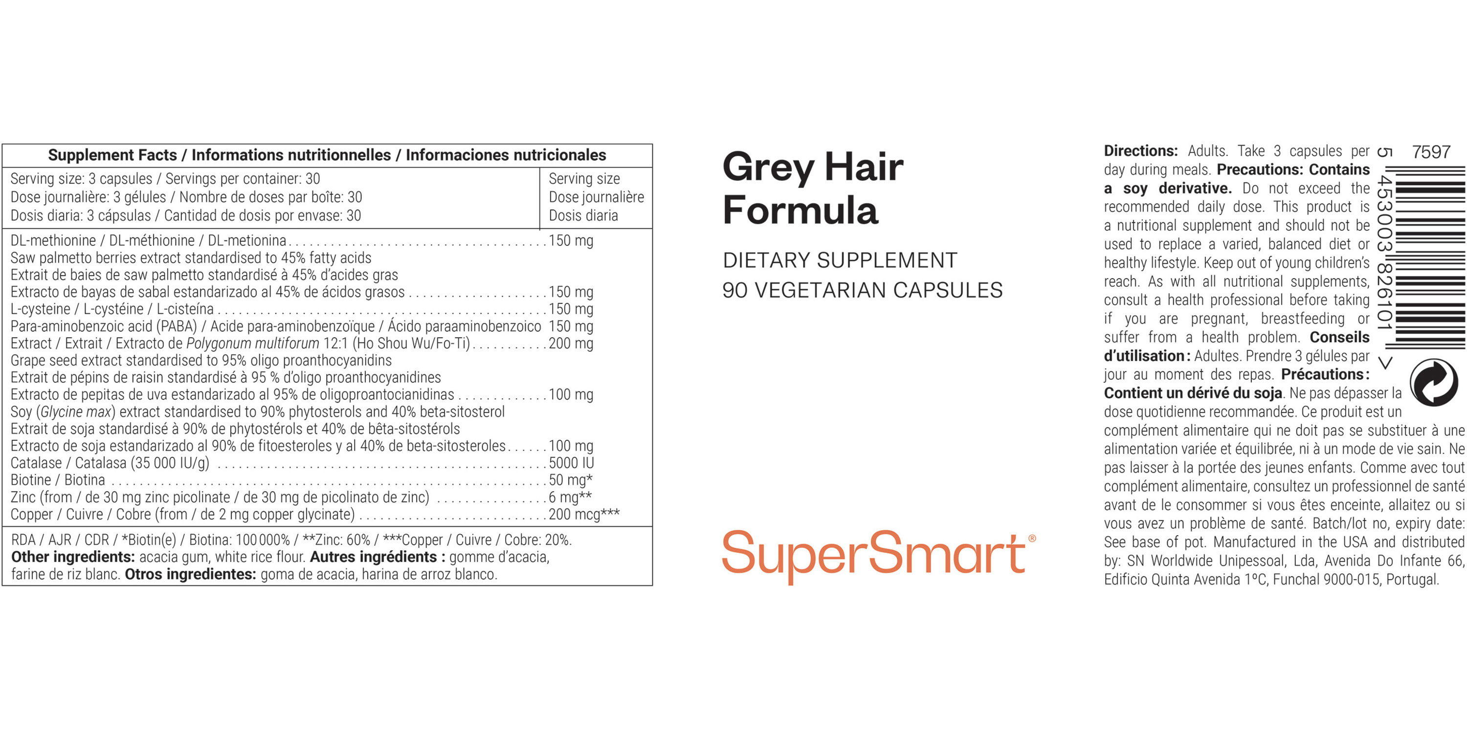 Grey Hair Formula Supplement