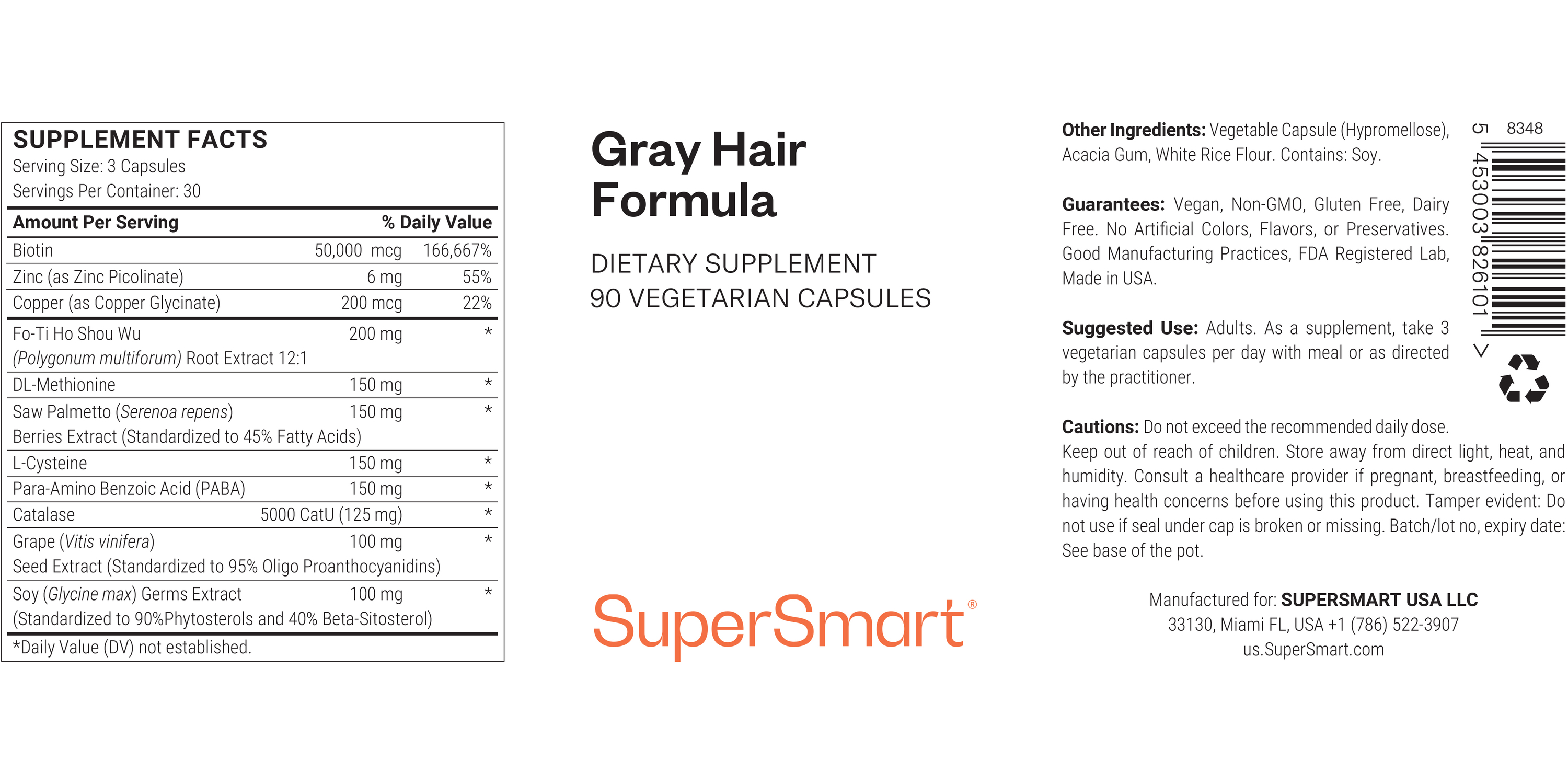 Grey Hair Formula Supplement