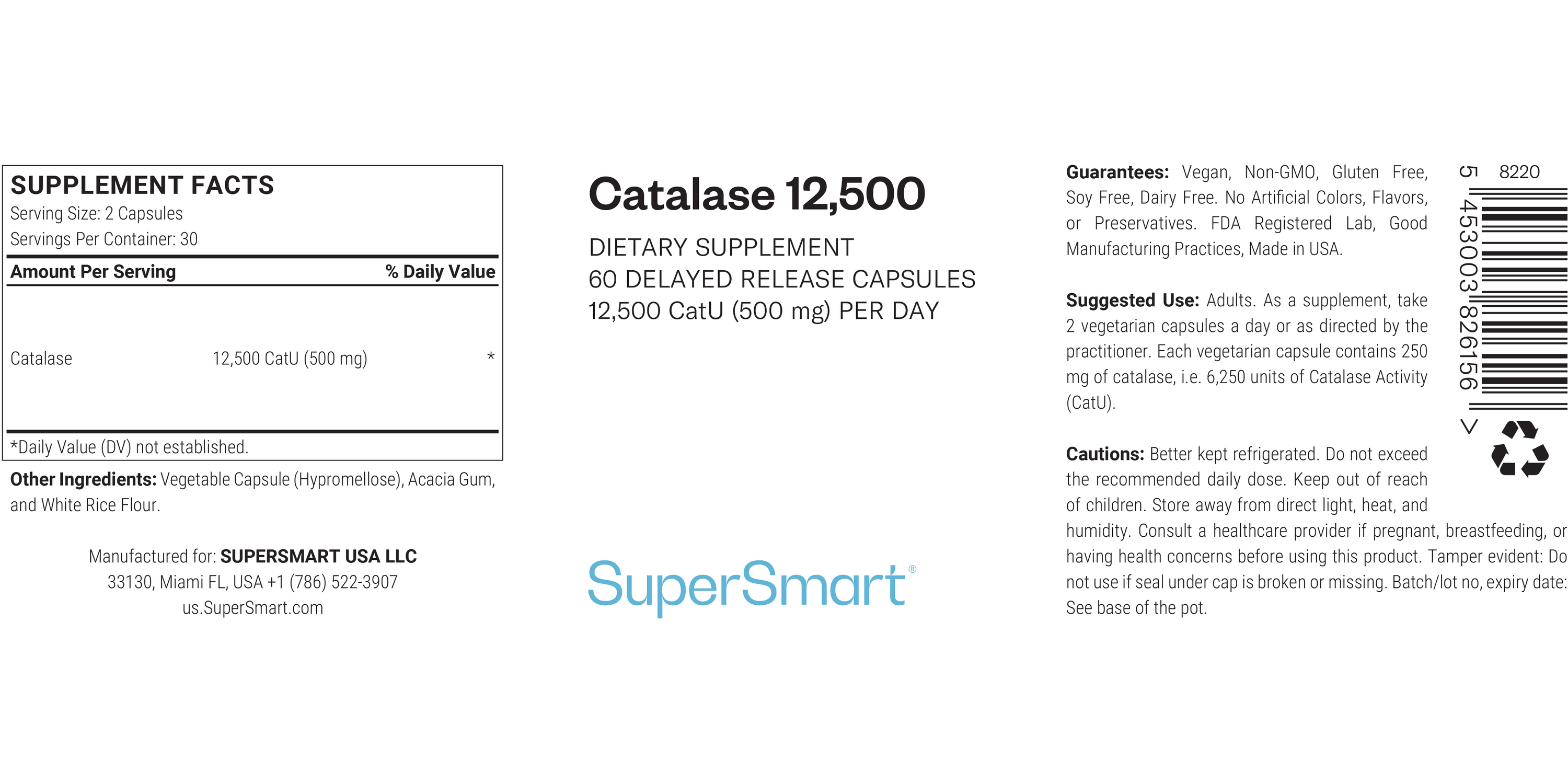 Catalase 12,500 Supplement 