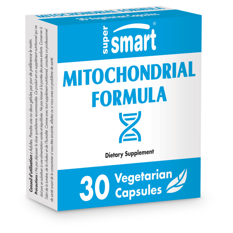 Mitochondrial Formula - SuperSmart |�Advanced Formula - with PQQ, R-Lipoic Acid, Acetyl-L-Carnitine | Gluten Free - 30 Veg Caps
