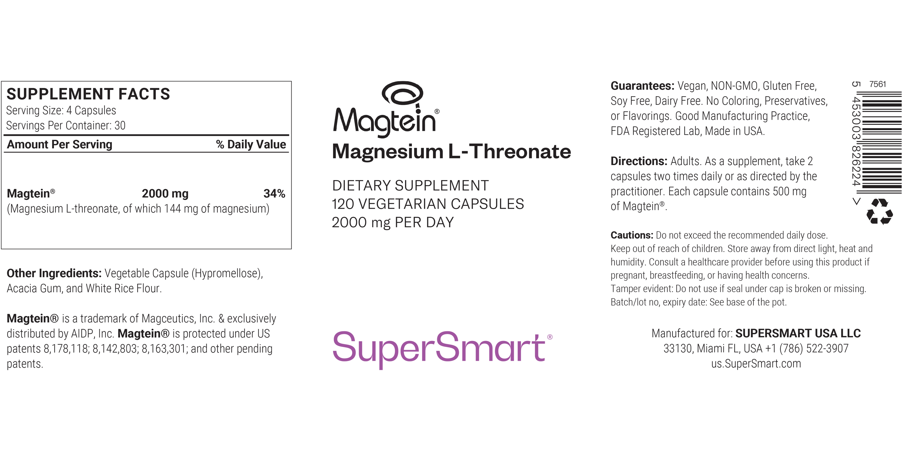 Magnesium Threonate Supplement