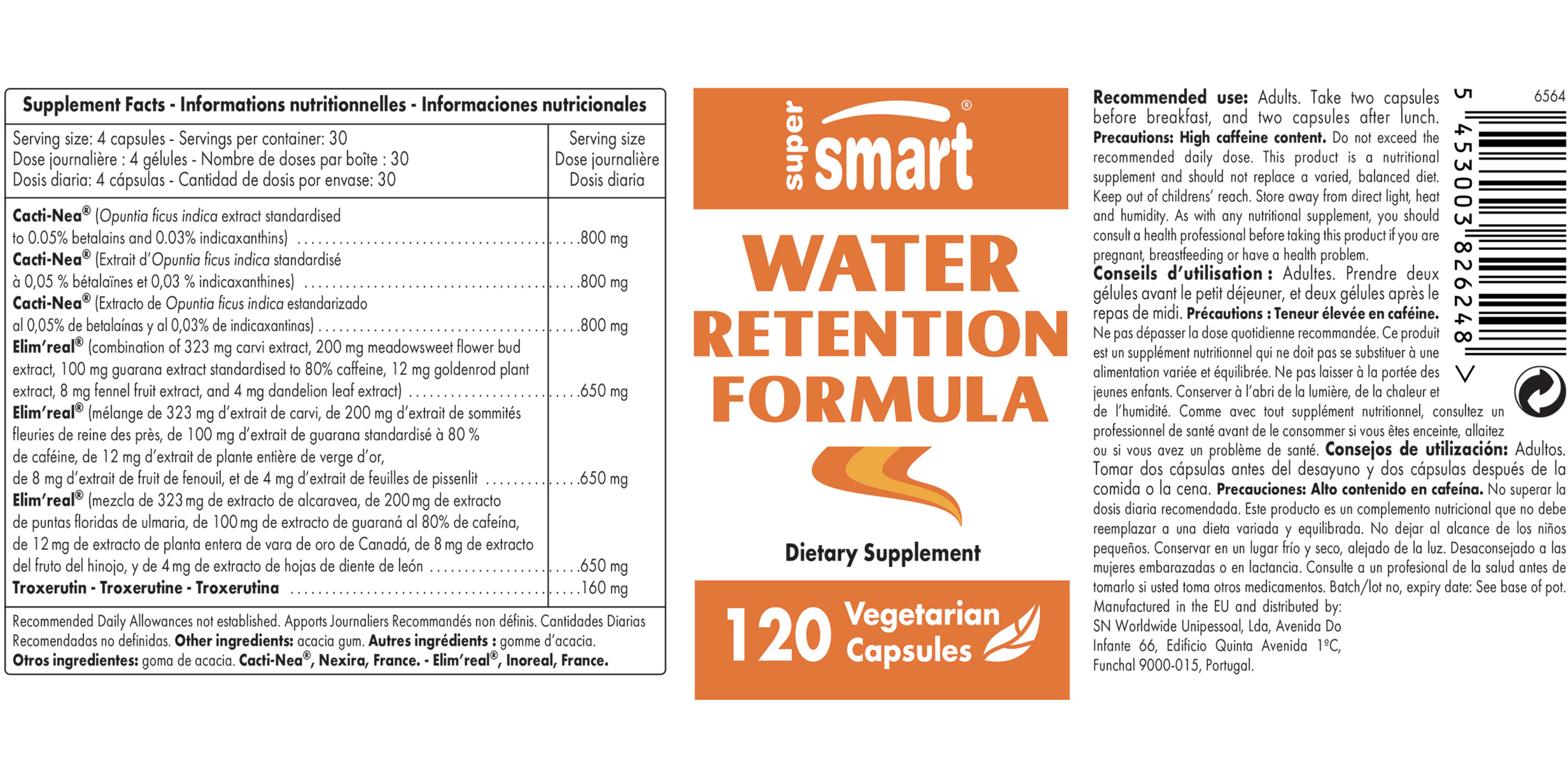 Water Retention Formula Supplement