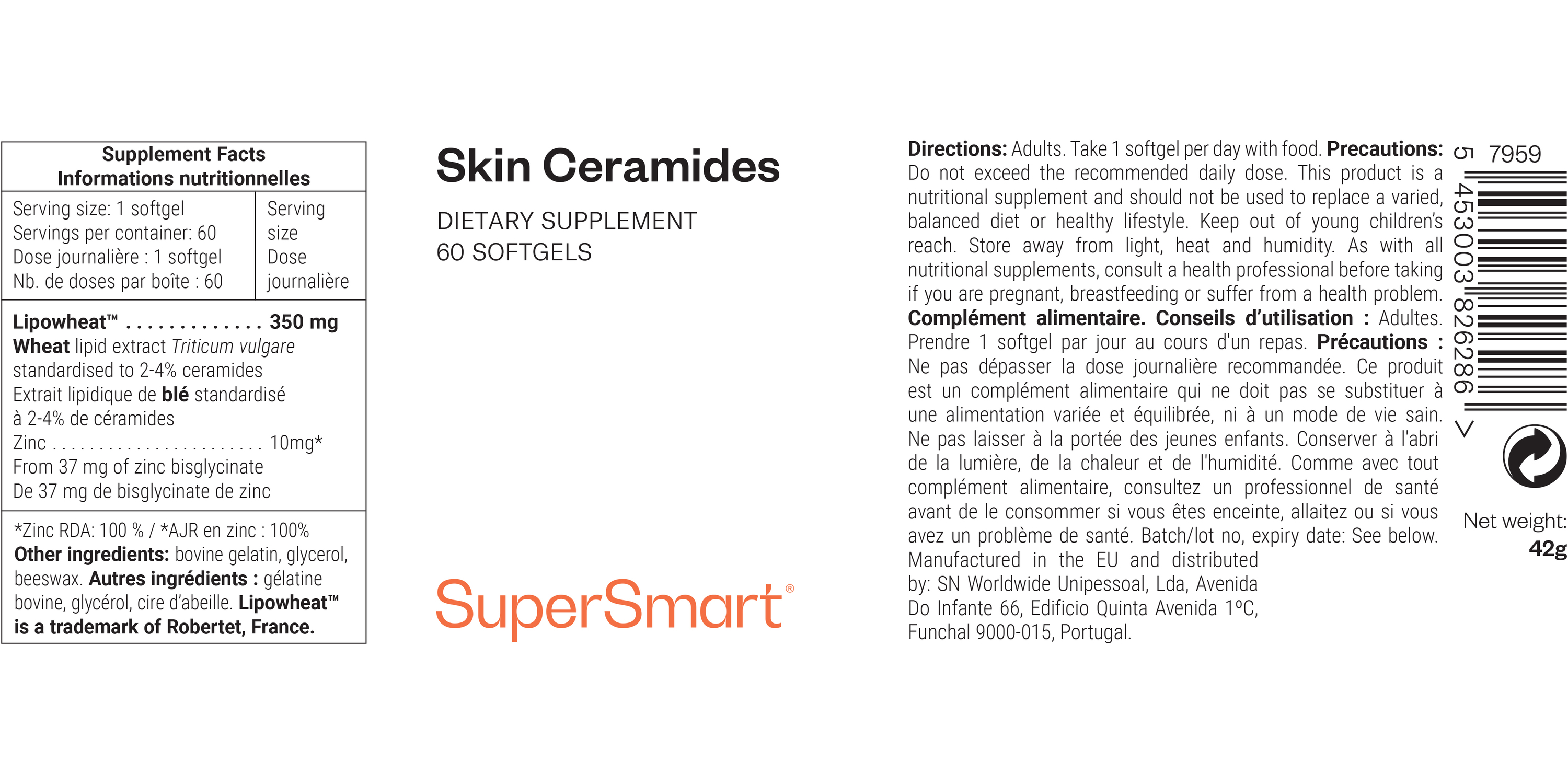 Skin Ceramides Supplement