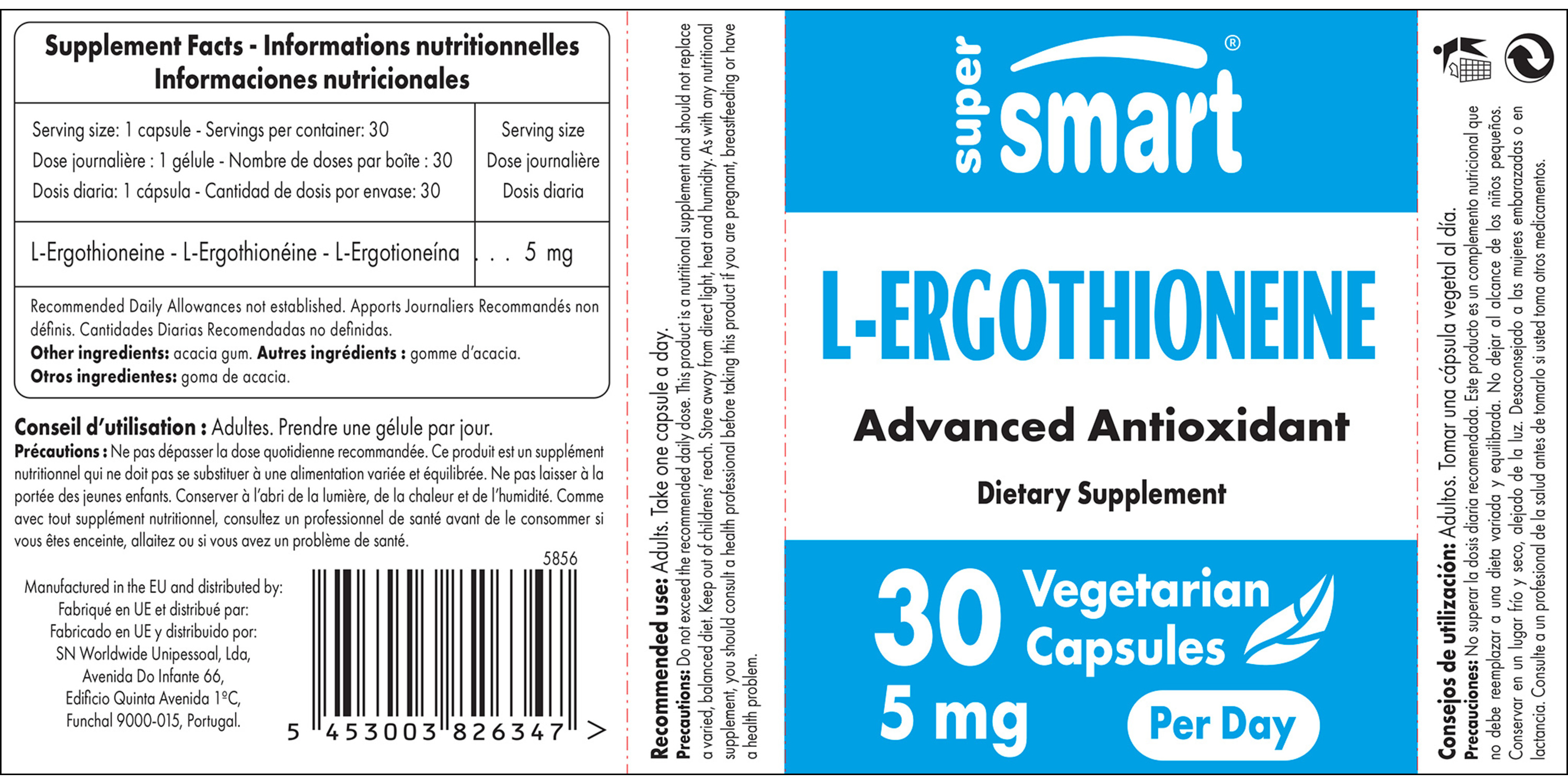 L-Ergothioneine Supplement