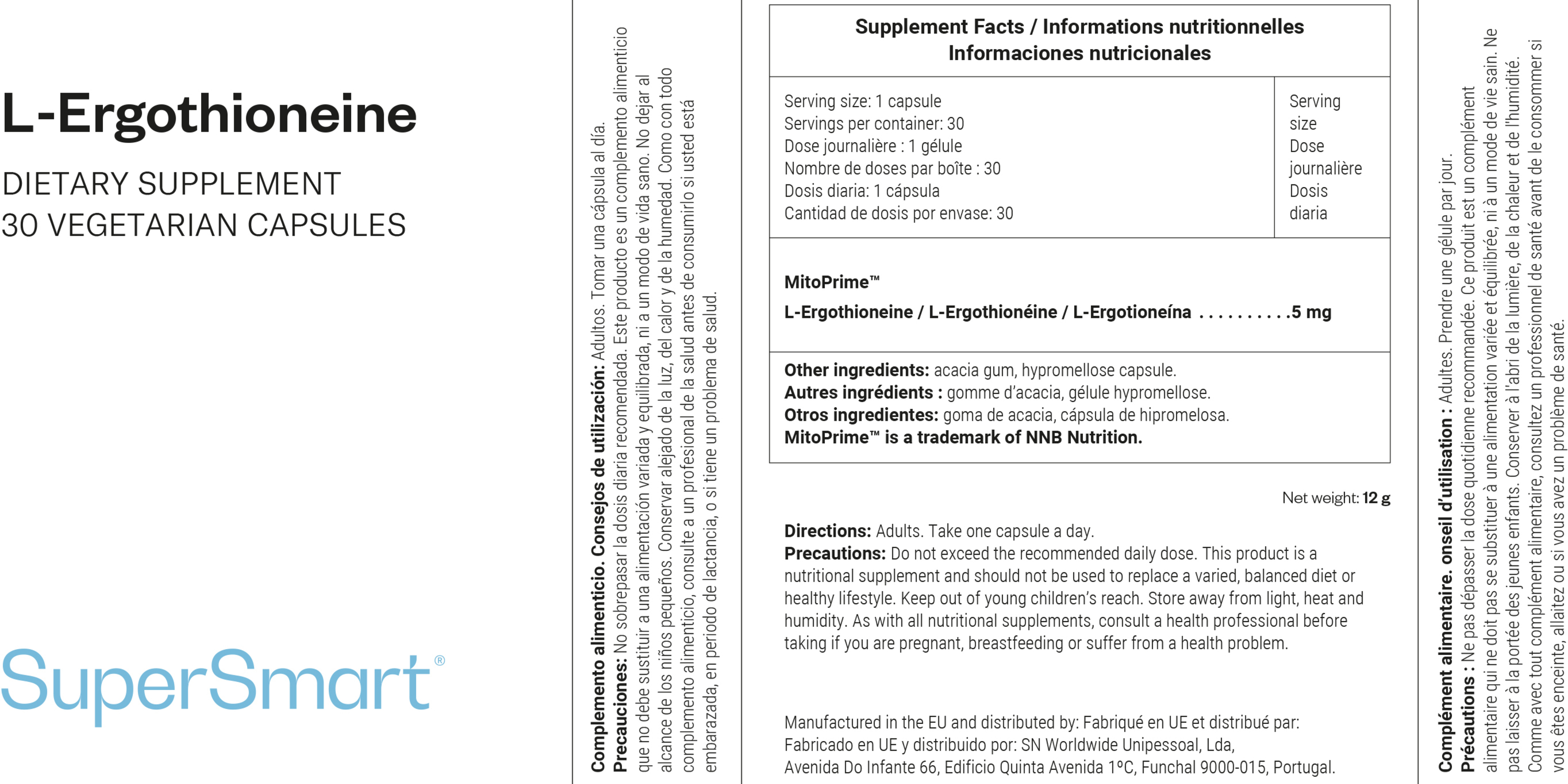 L-Ergothioneine Supplement
