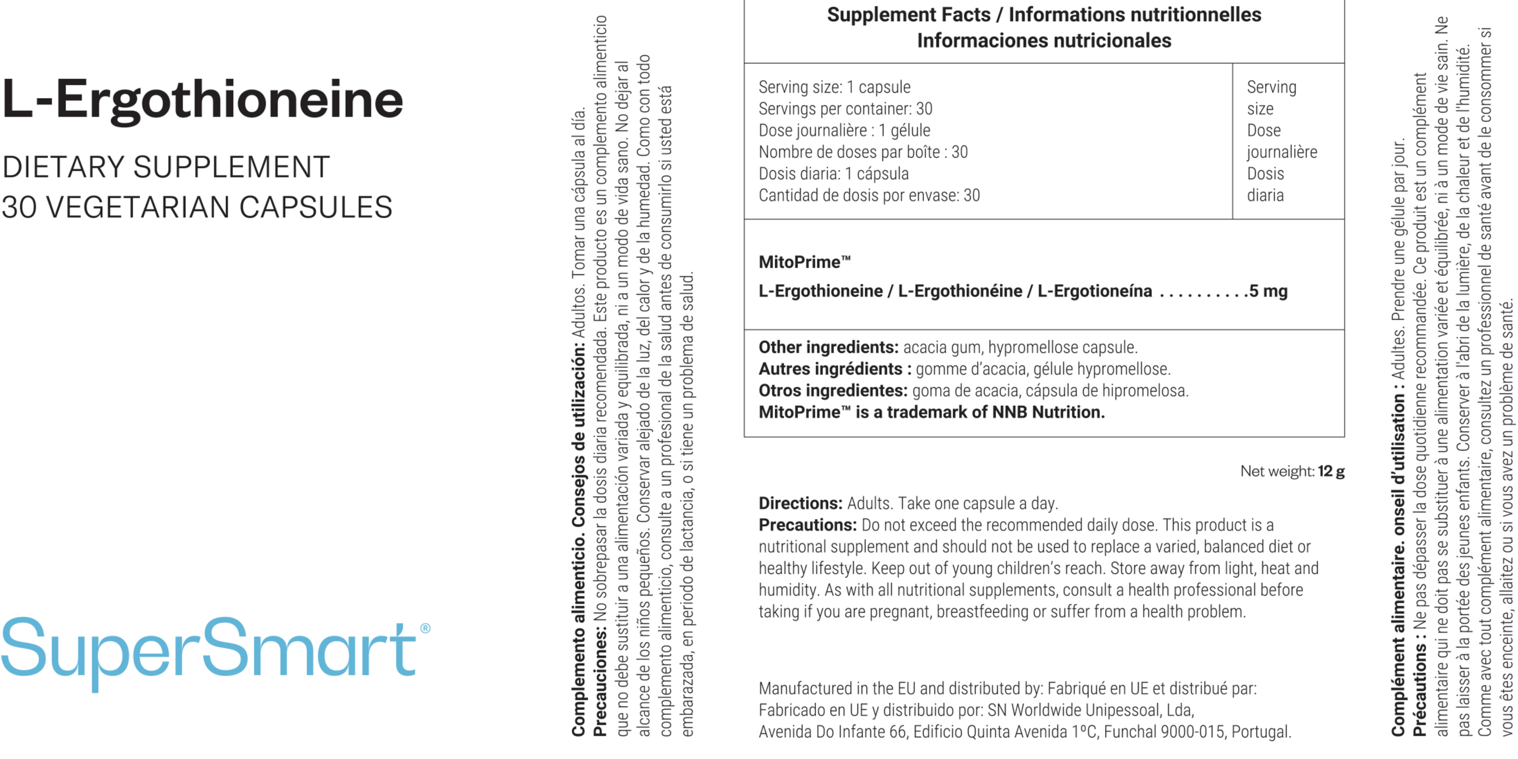 L-Ergothioneine Supplement