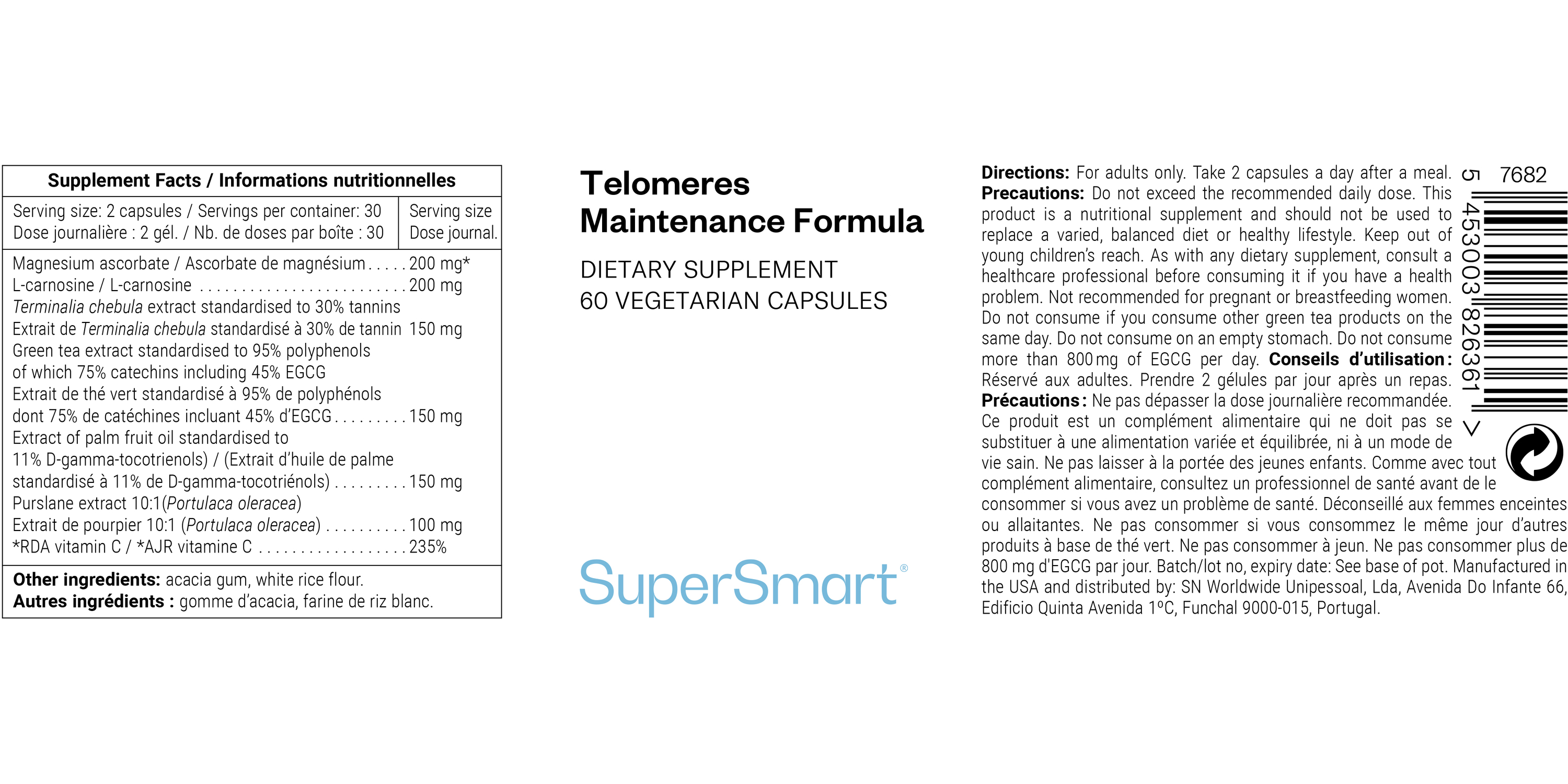 Telomeres Maintenance Formula
