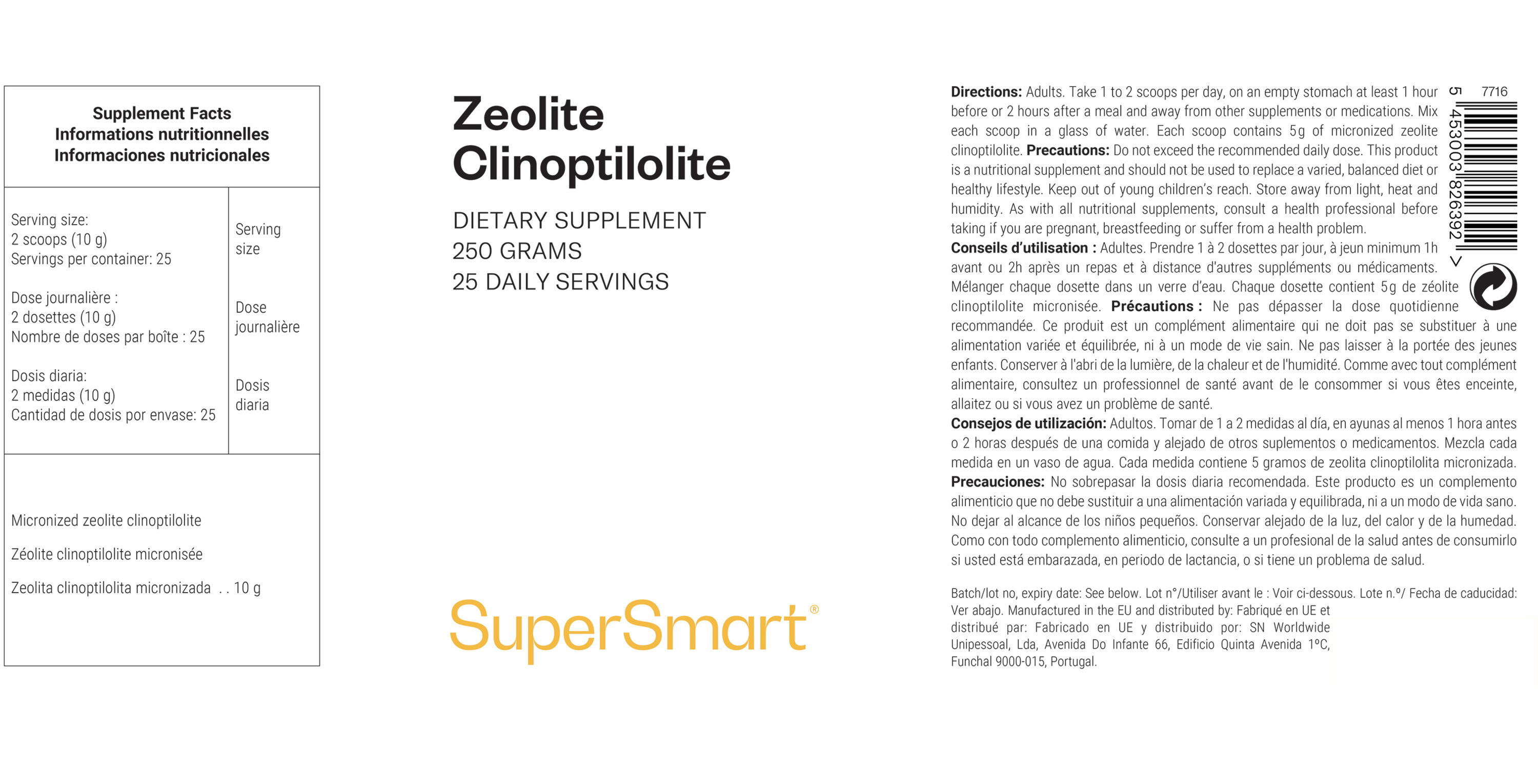 Zeolite Clinoptilolite 