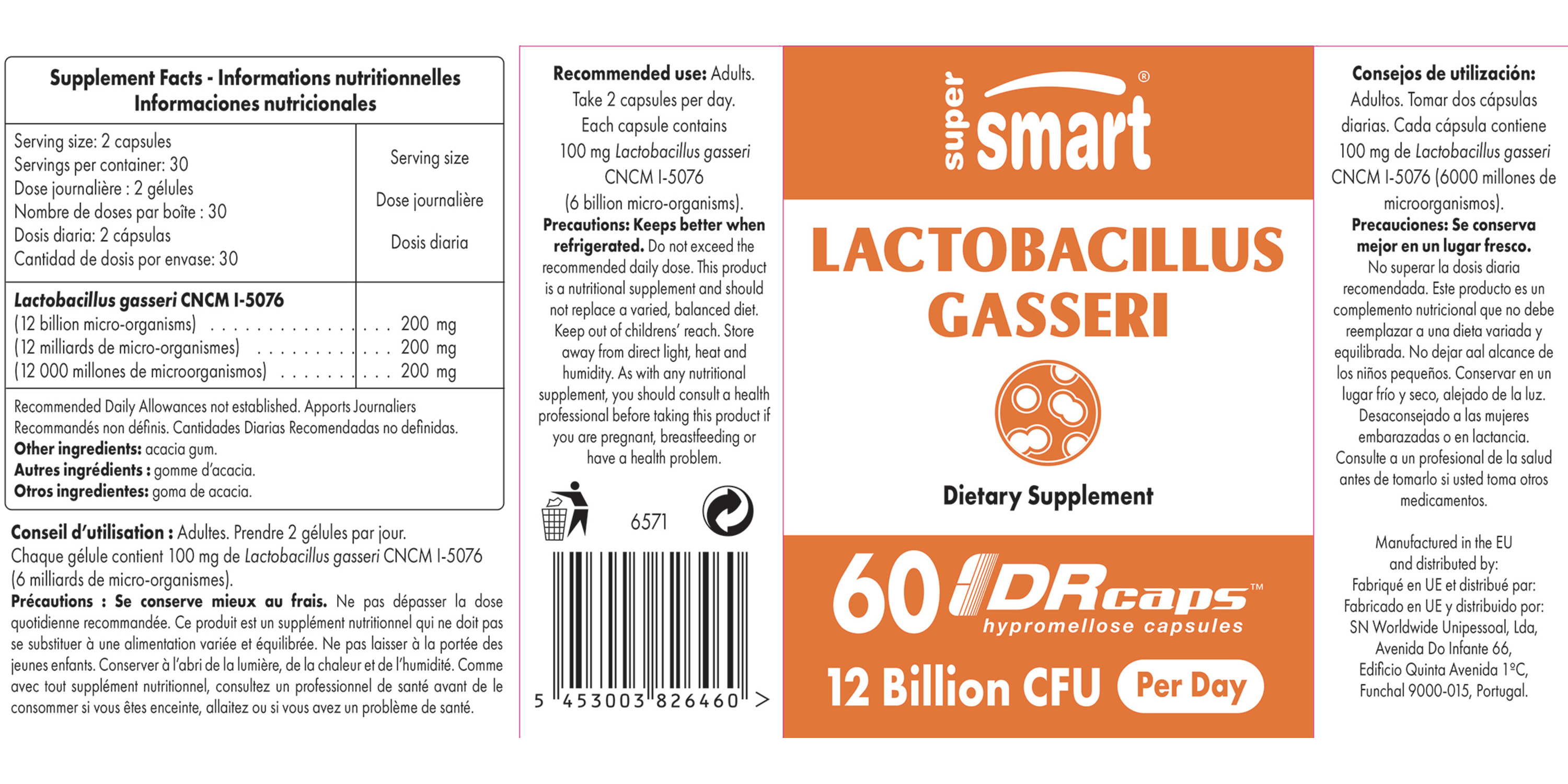 Lactobacillus Gasseri Supplement