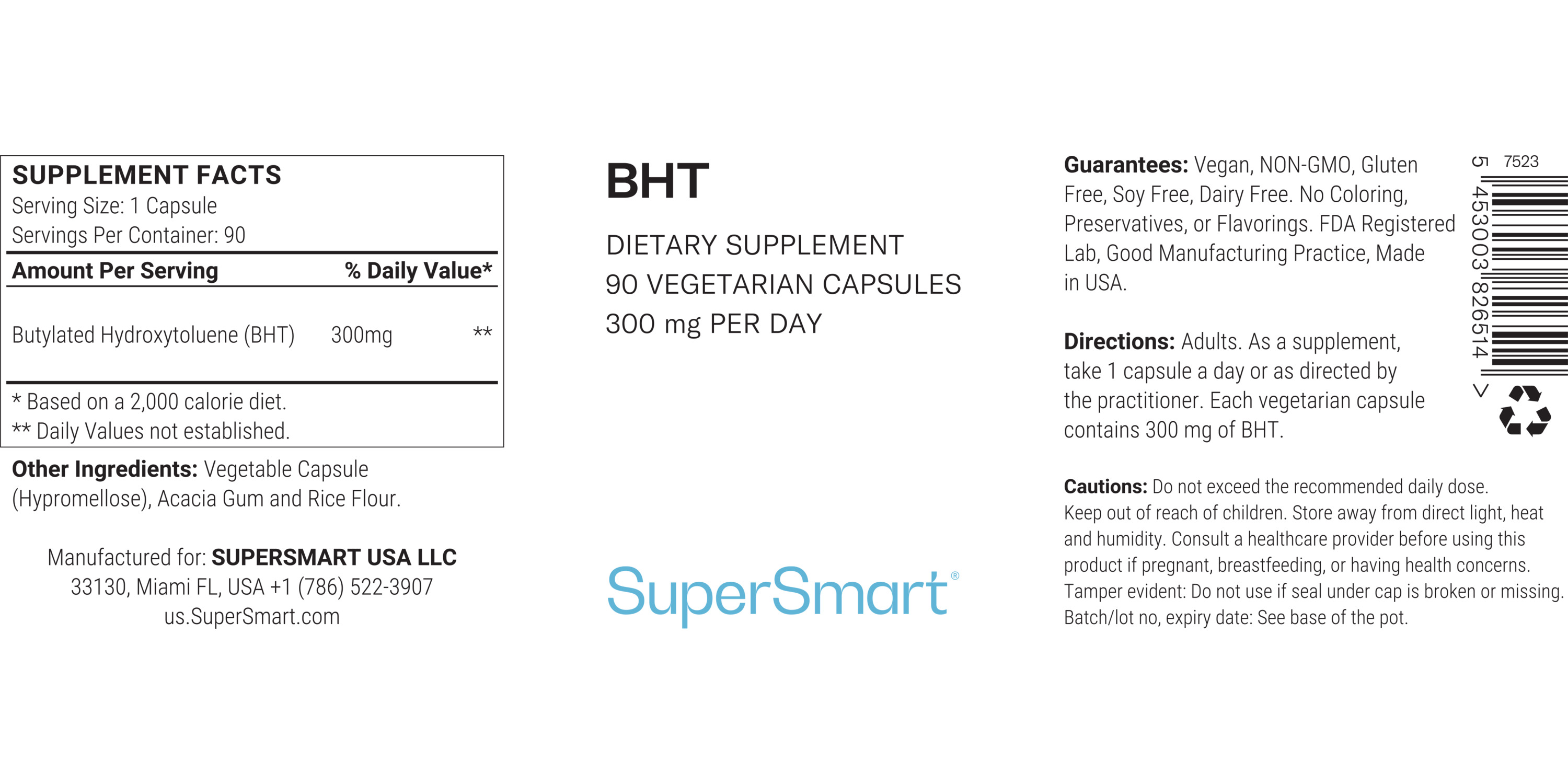 BHT Supplement