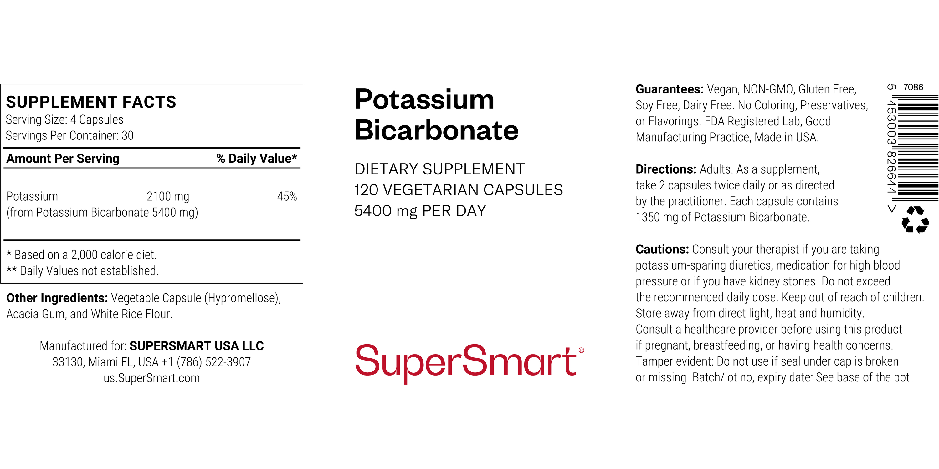 Potassium Bicarbonate Supplement 