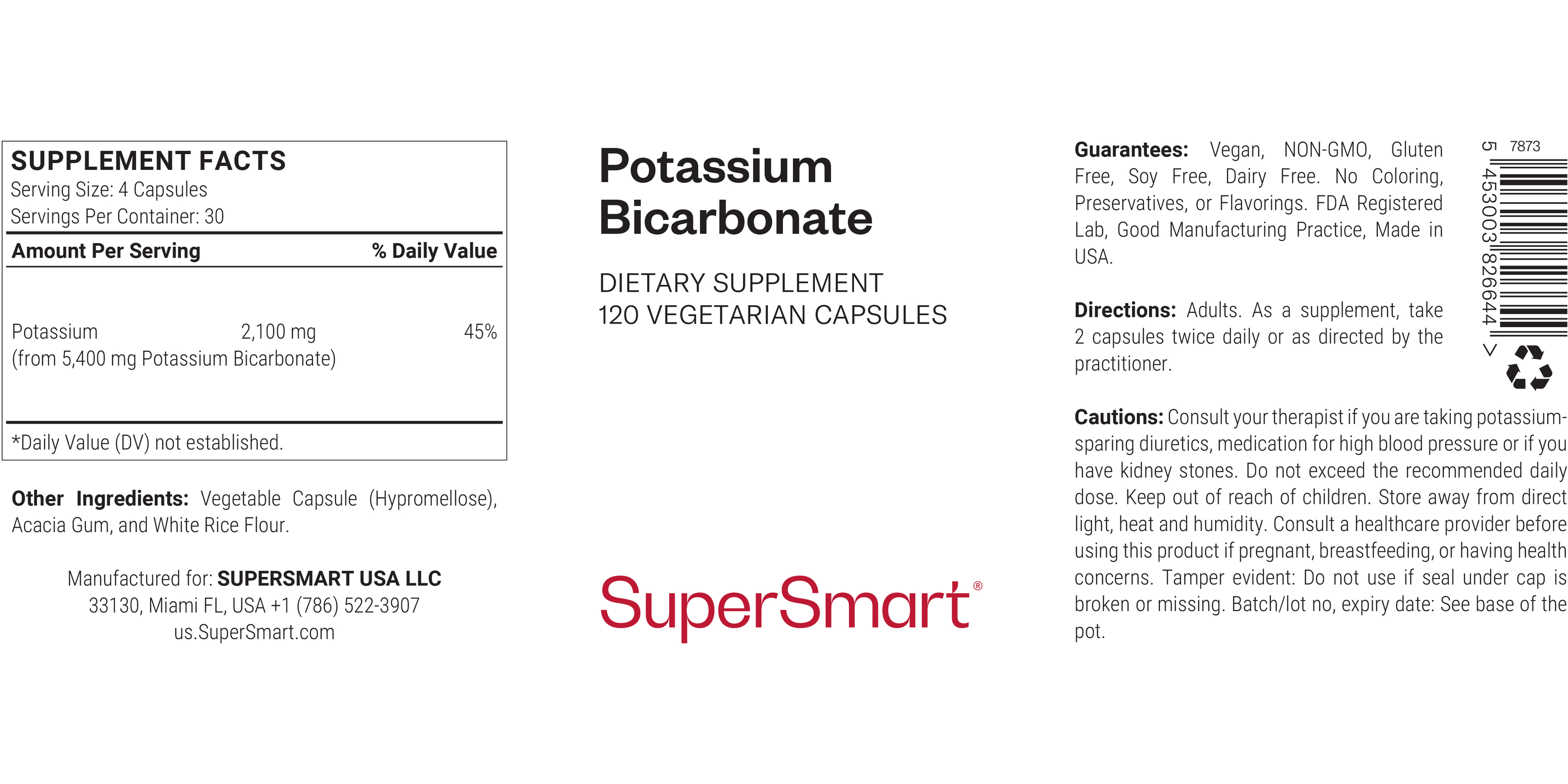 Potassium Bicarbonate Supplement 