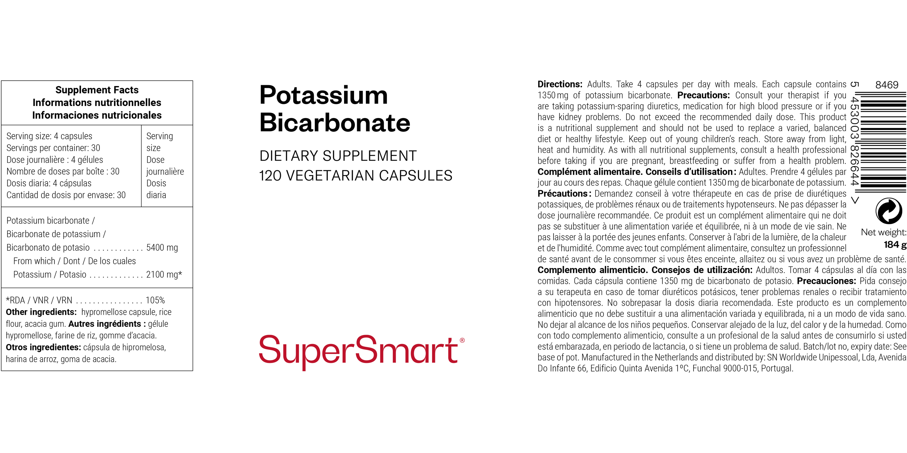 Potassium Bicarbonate Supplement 