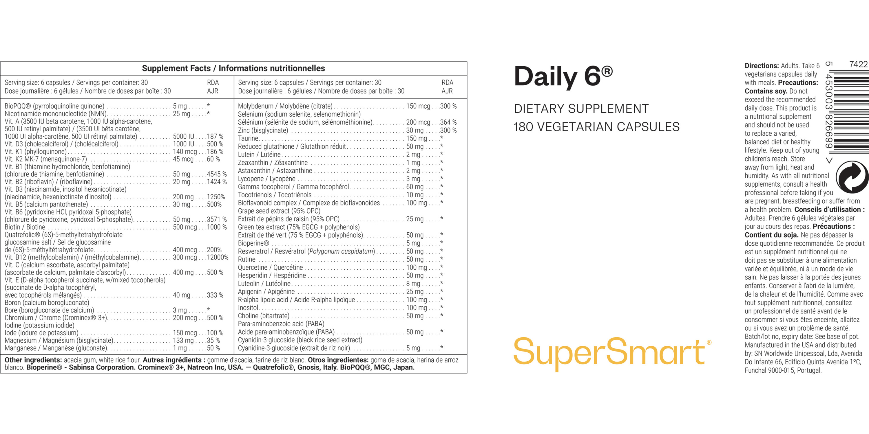 Daily 6® Supplement 