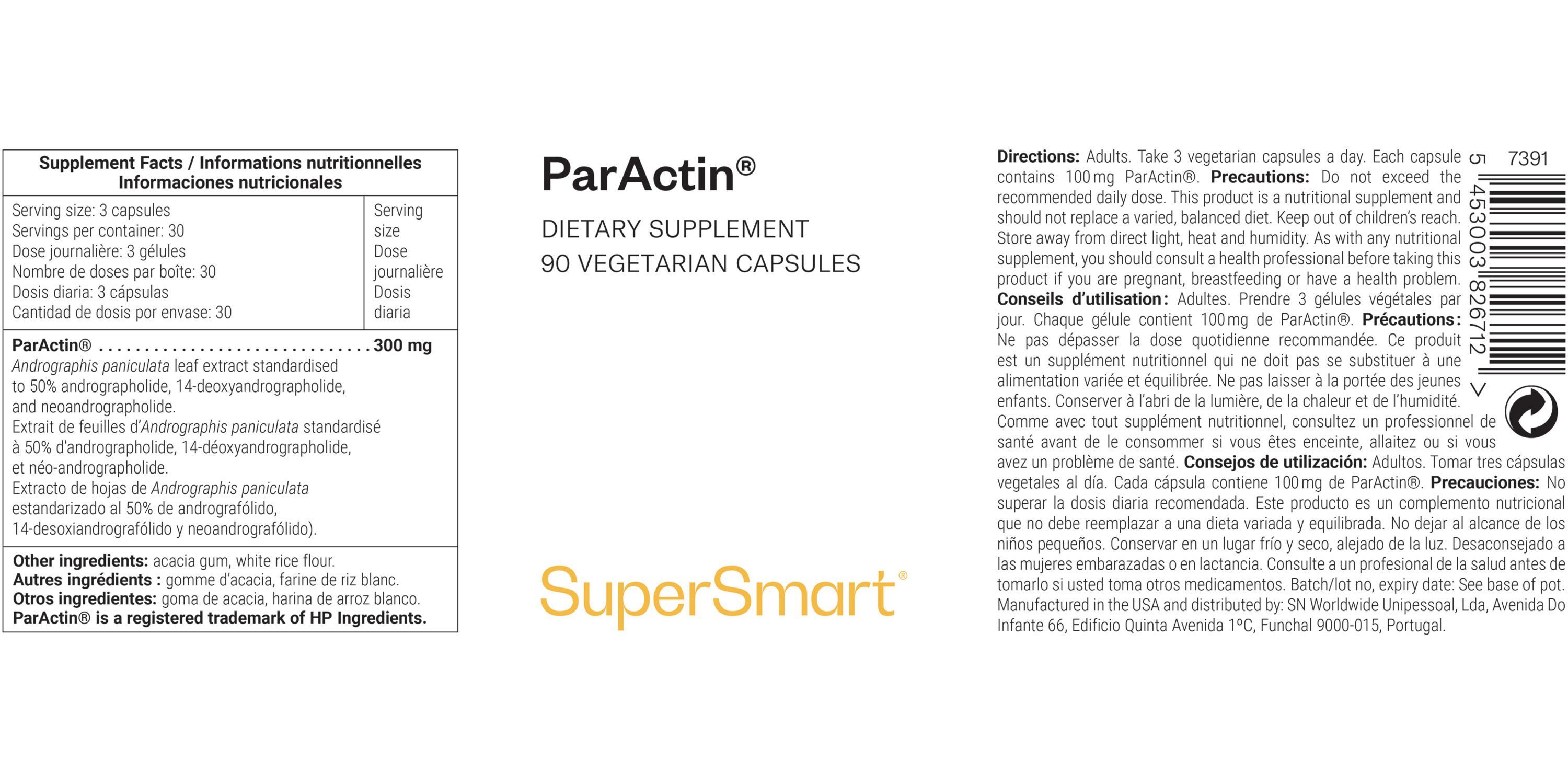 ParActin® Supplement