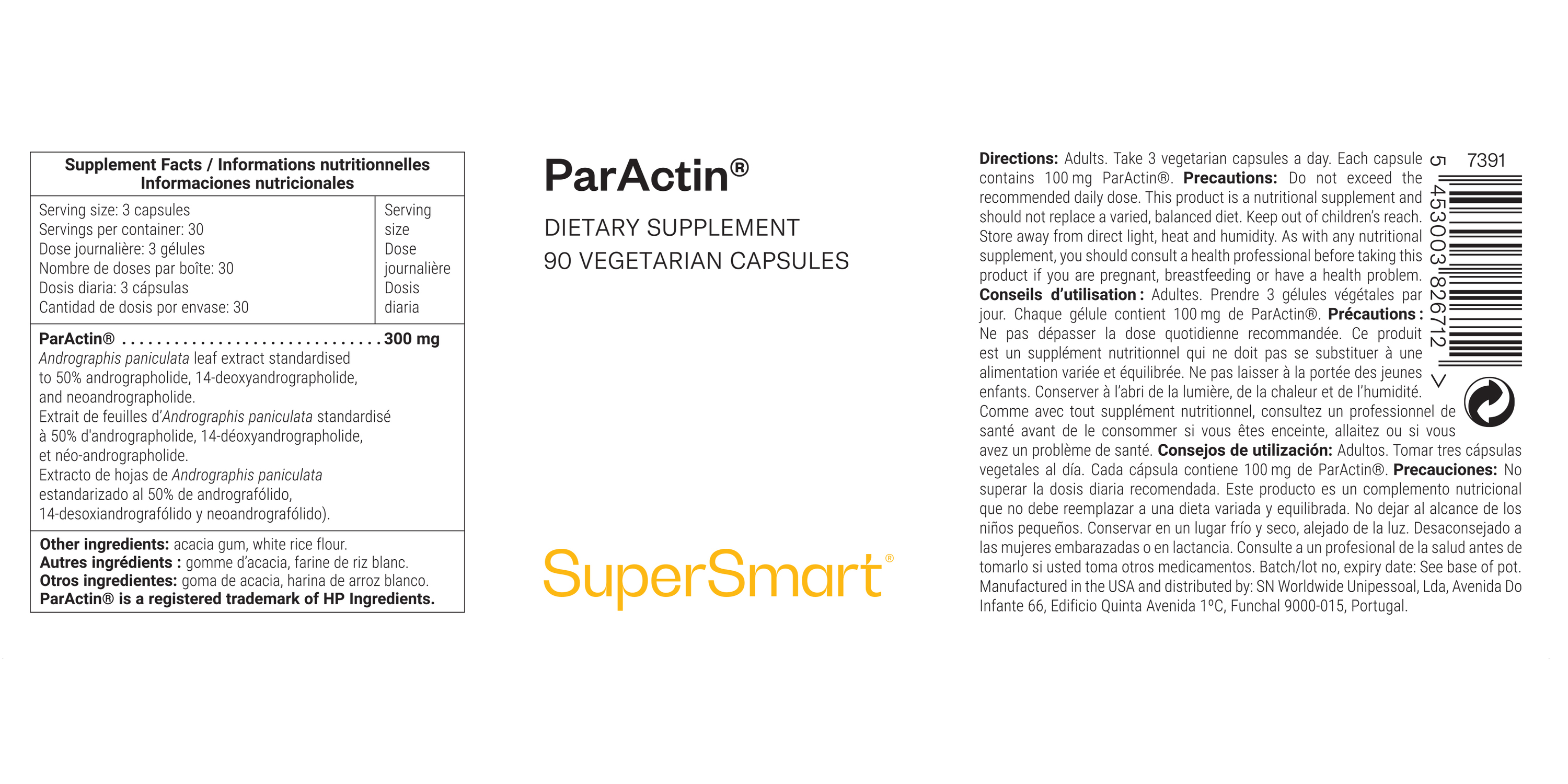 ParActin® Andrographis Supplement