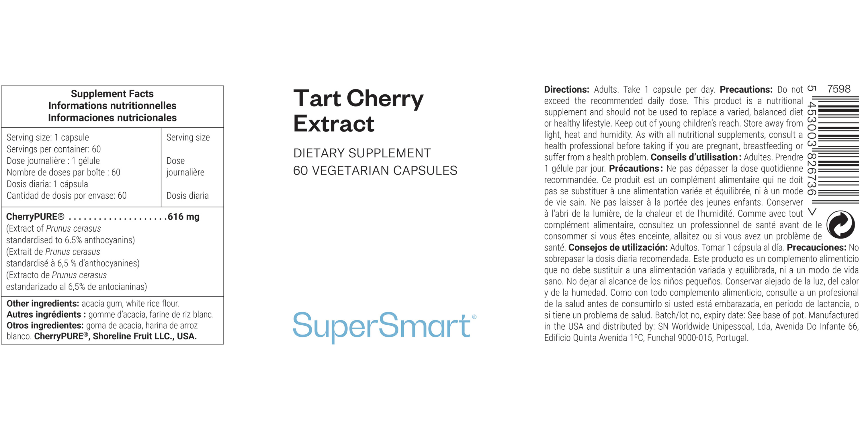 Tart Cherry Extract Supplement