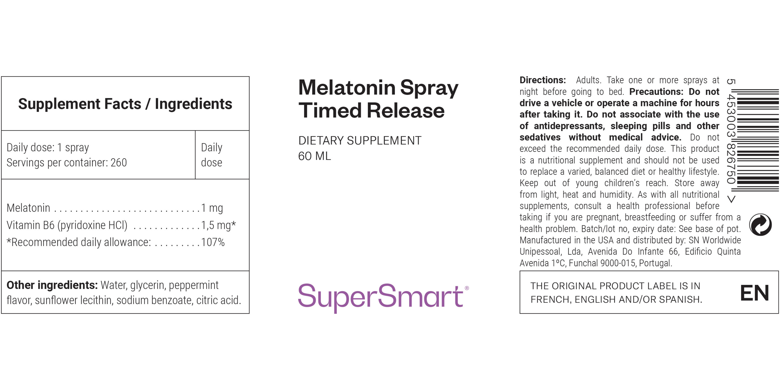 Melatonin Spray