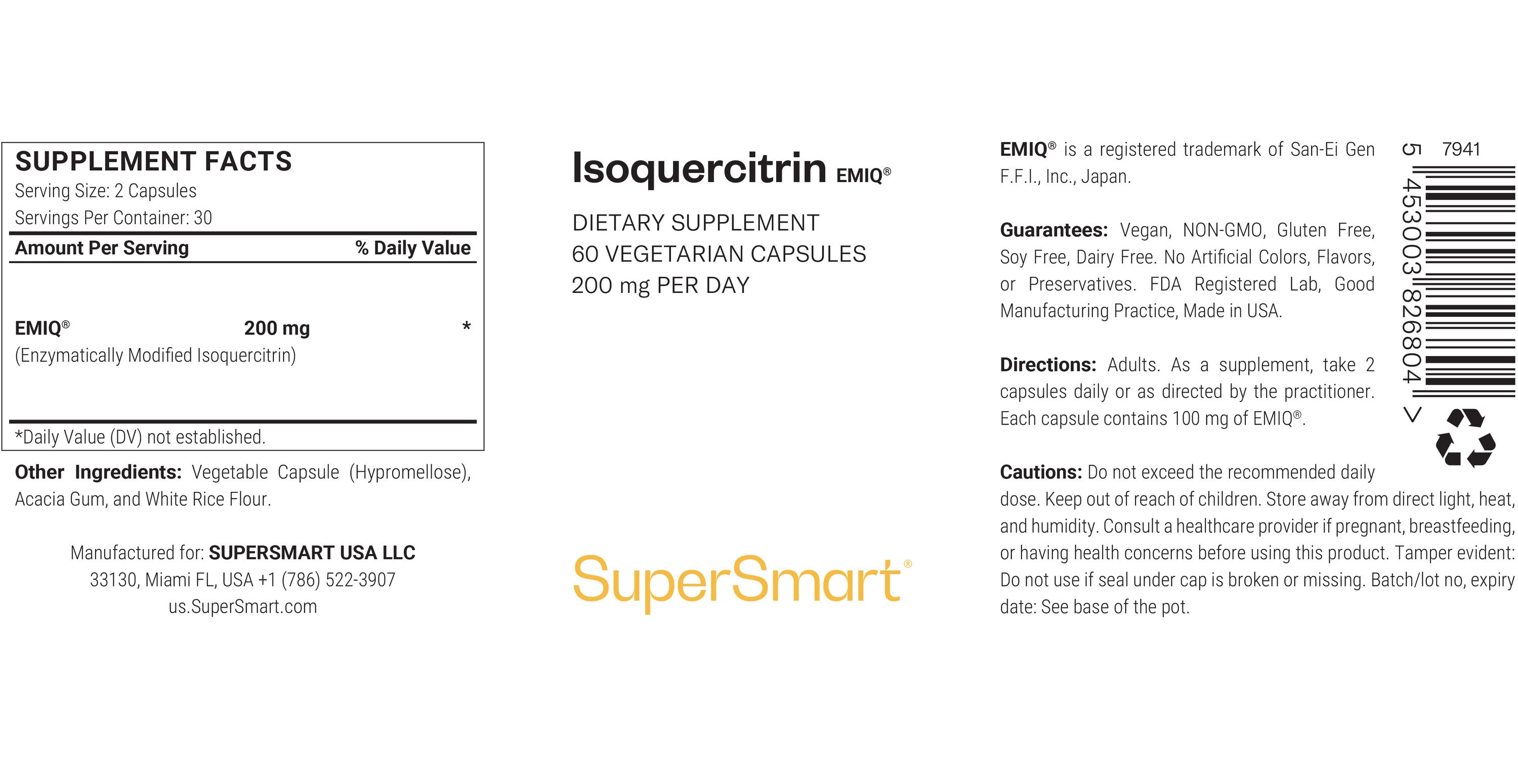 Suplemento IsoQuercitrin