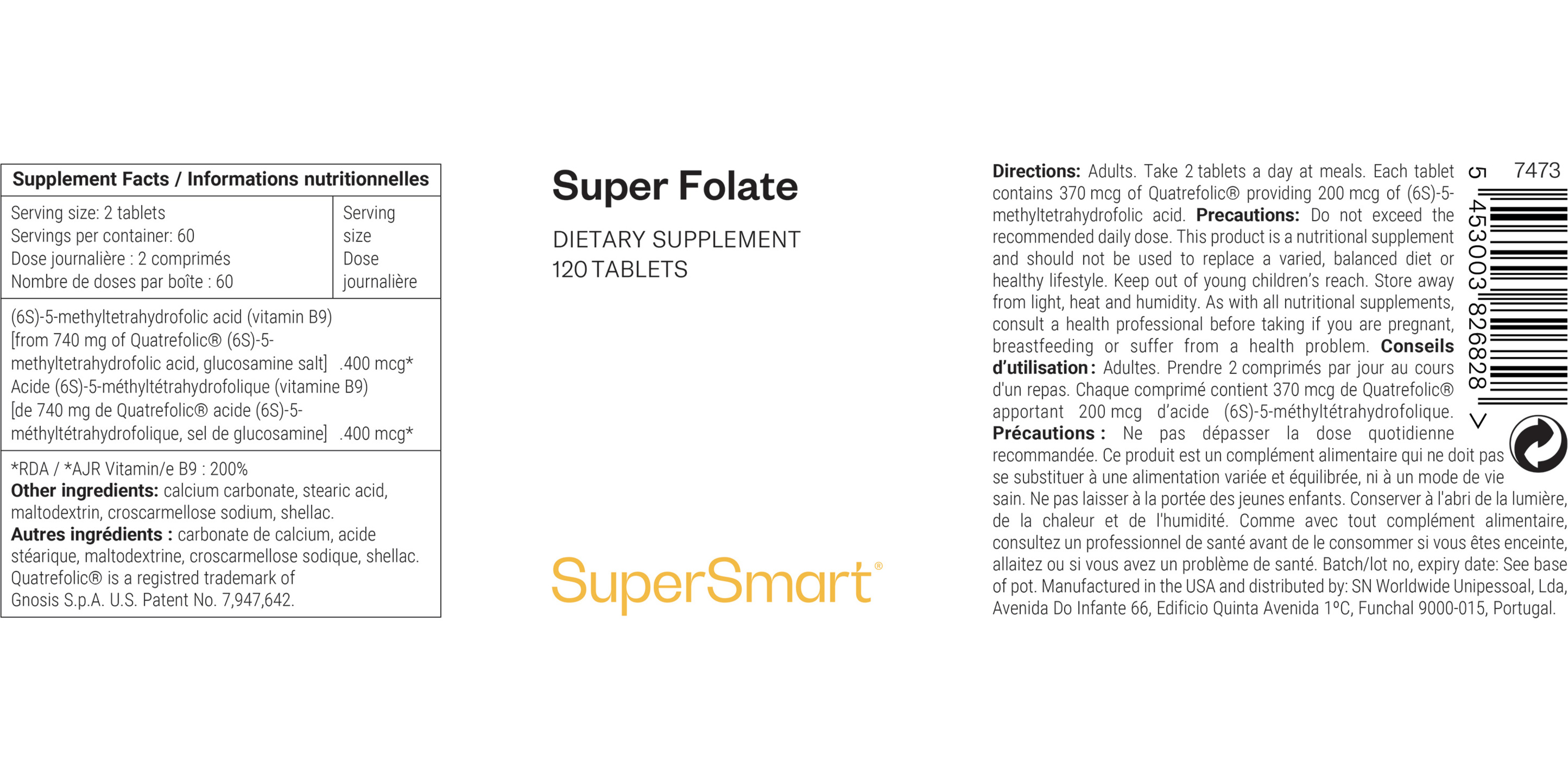 SuperFolate Supplement 