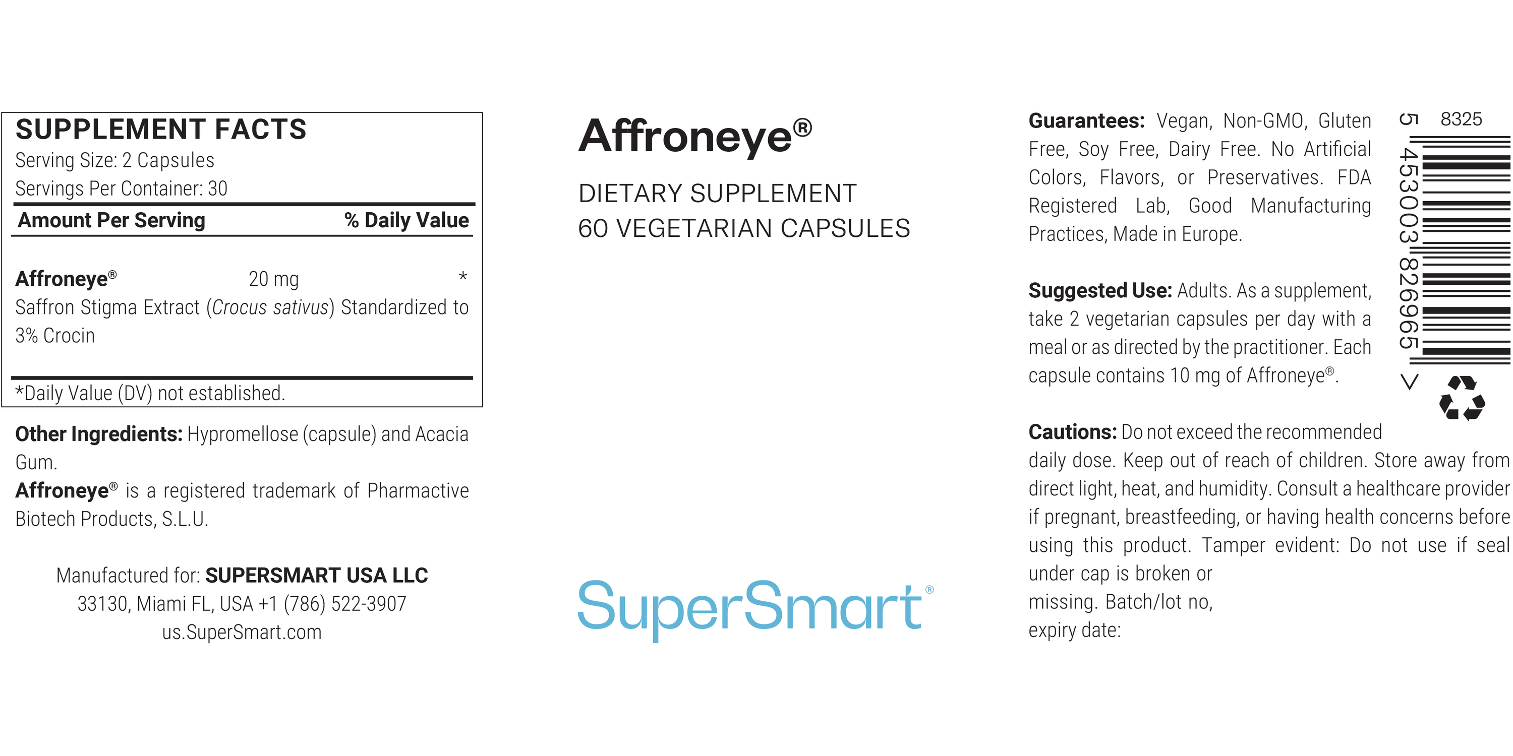 Affron Eye® Supplement