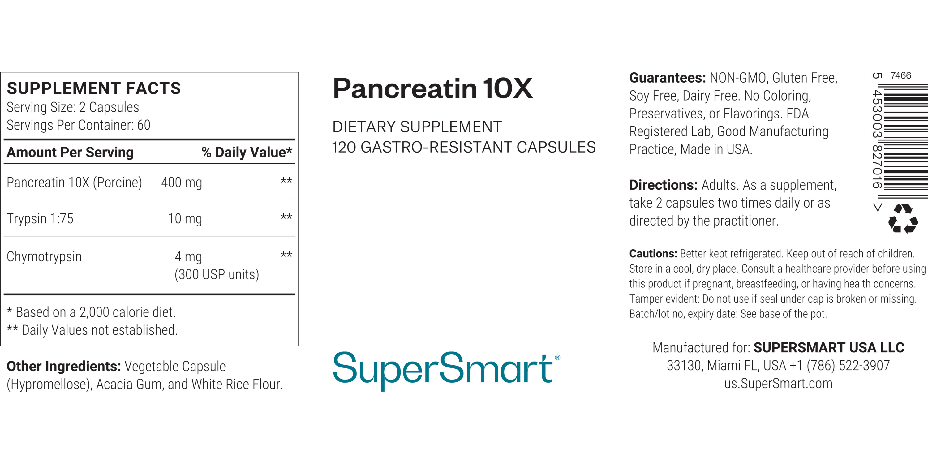 Pancreatin 10X Supplement 