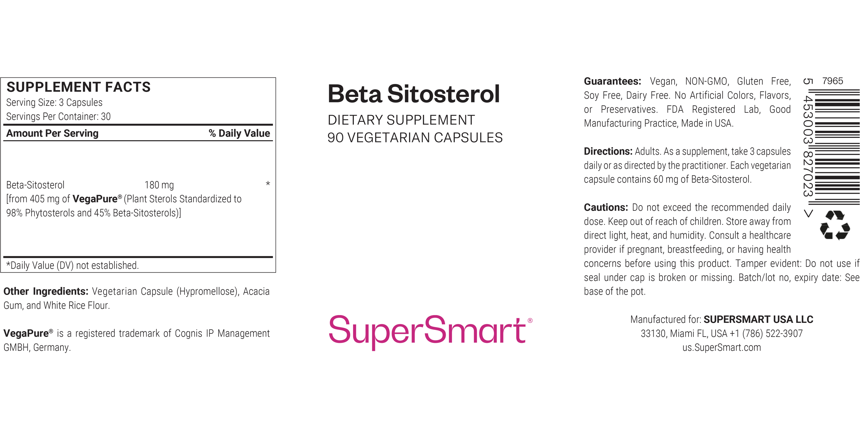 Beta-sitosterol Supplement