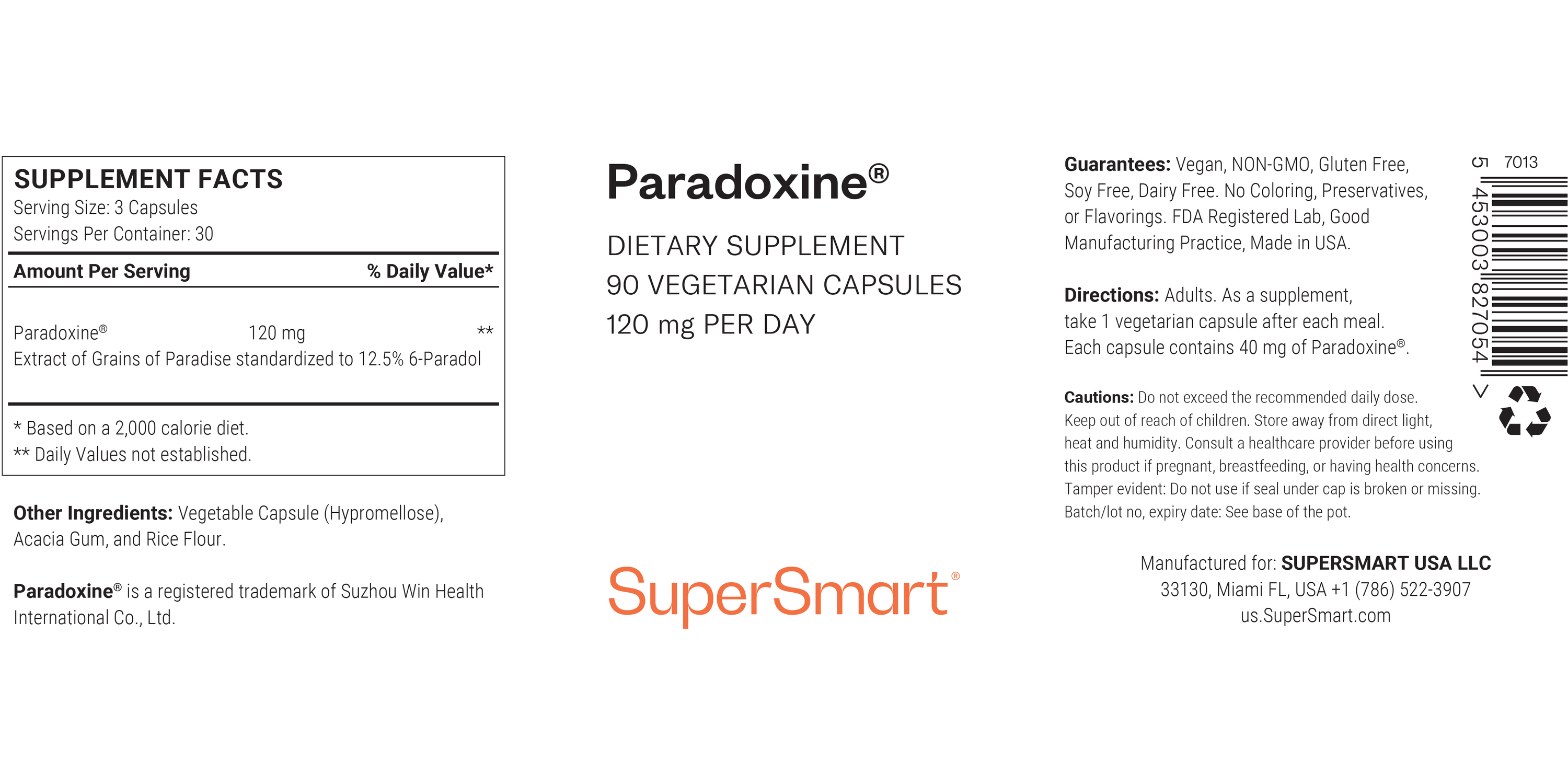 Paradoxine® Supplement