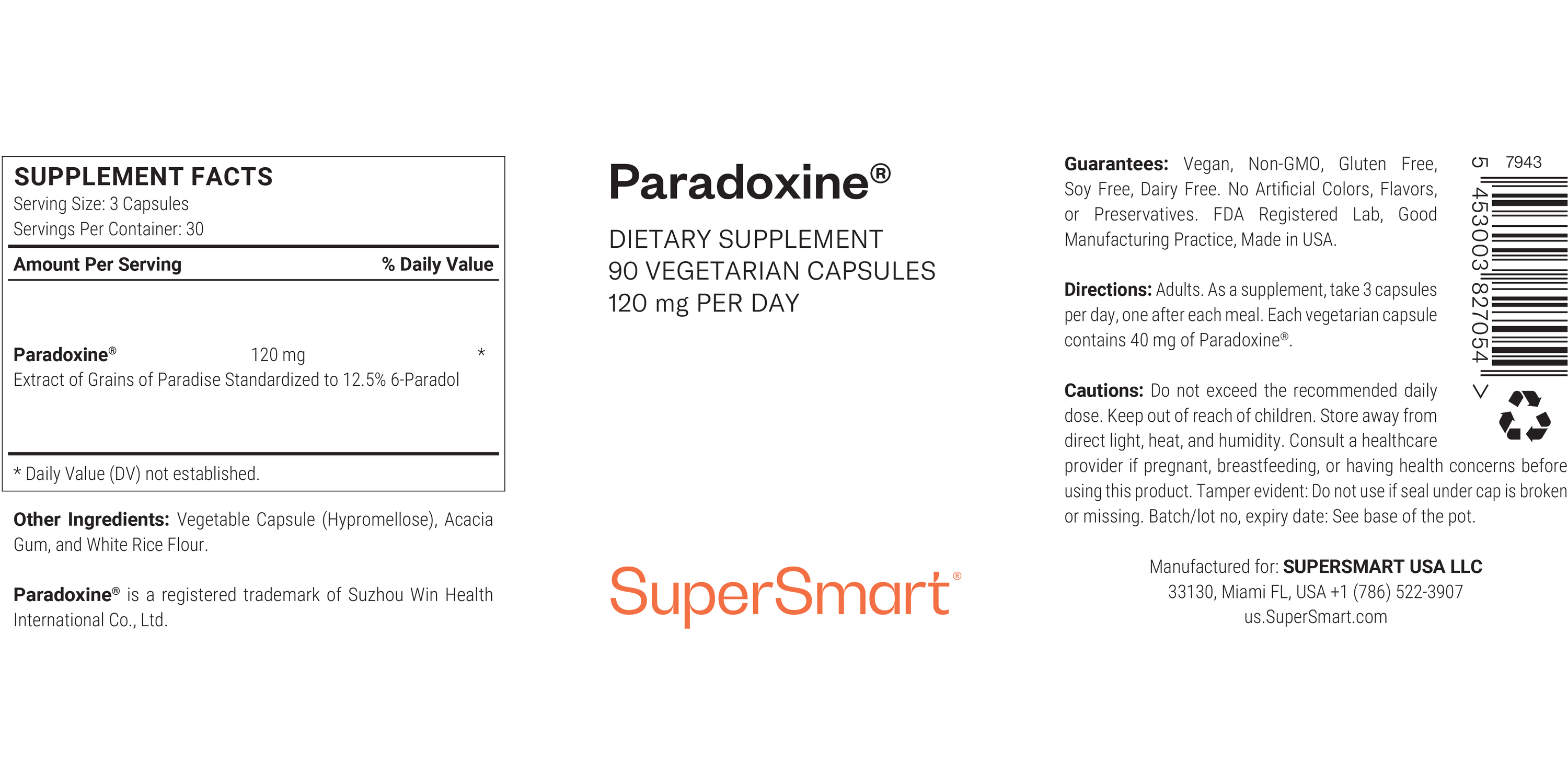 Paradoxine® Supplement