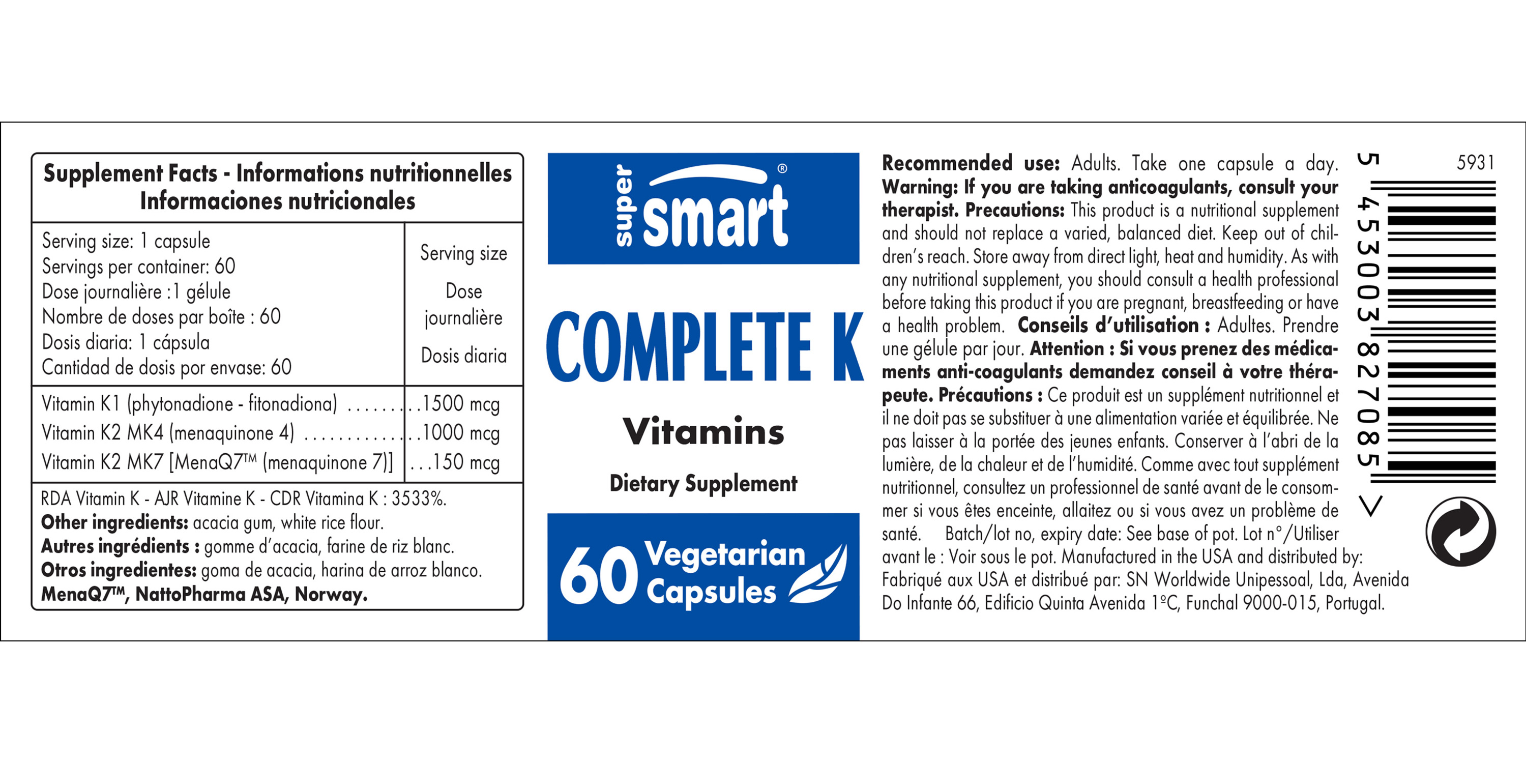 Complete K Supplement