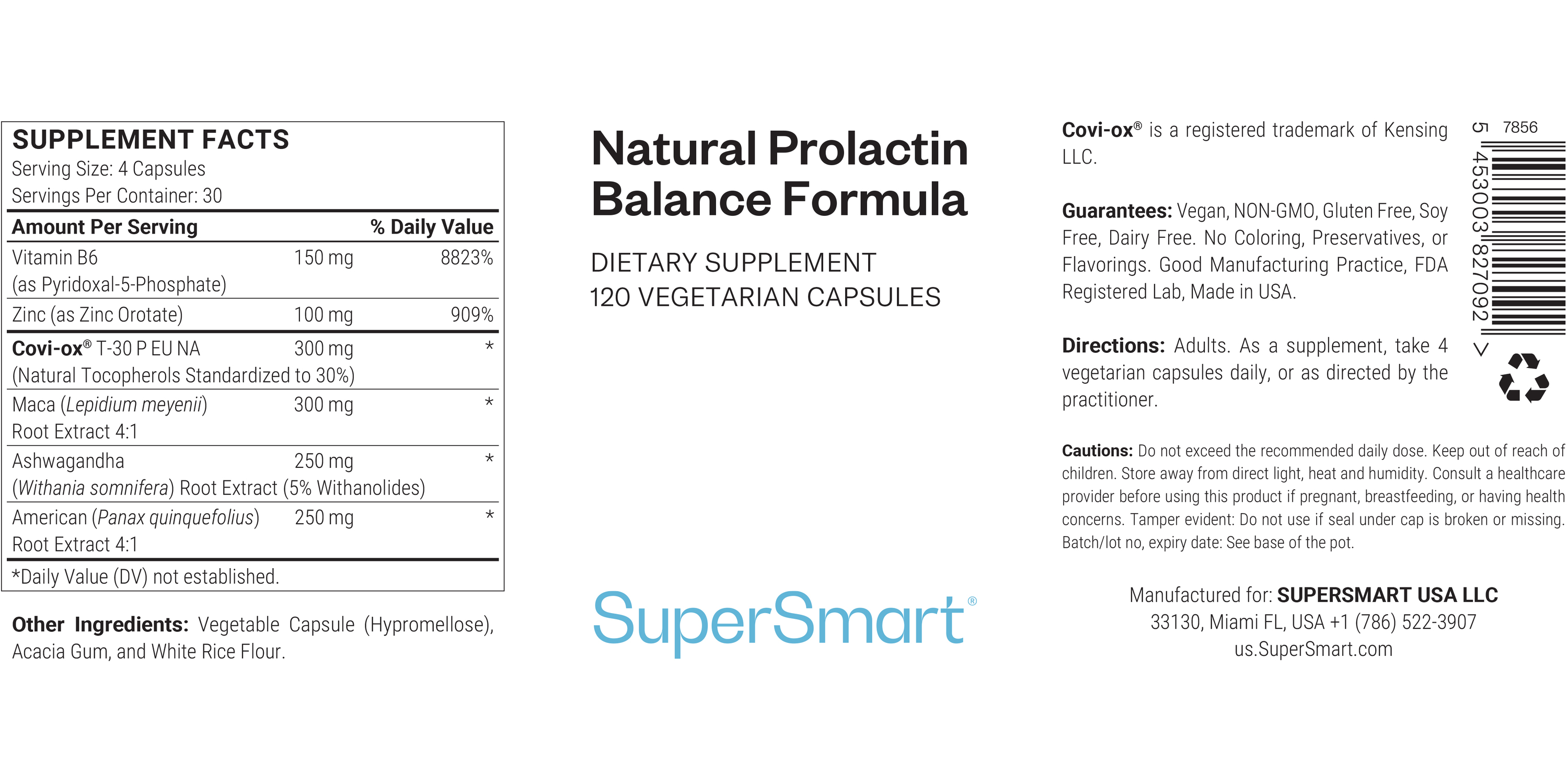 Natural Anti Prolactin Support Supplement